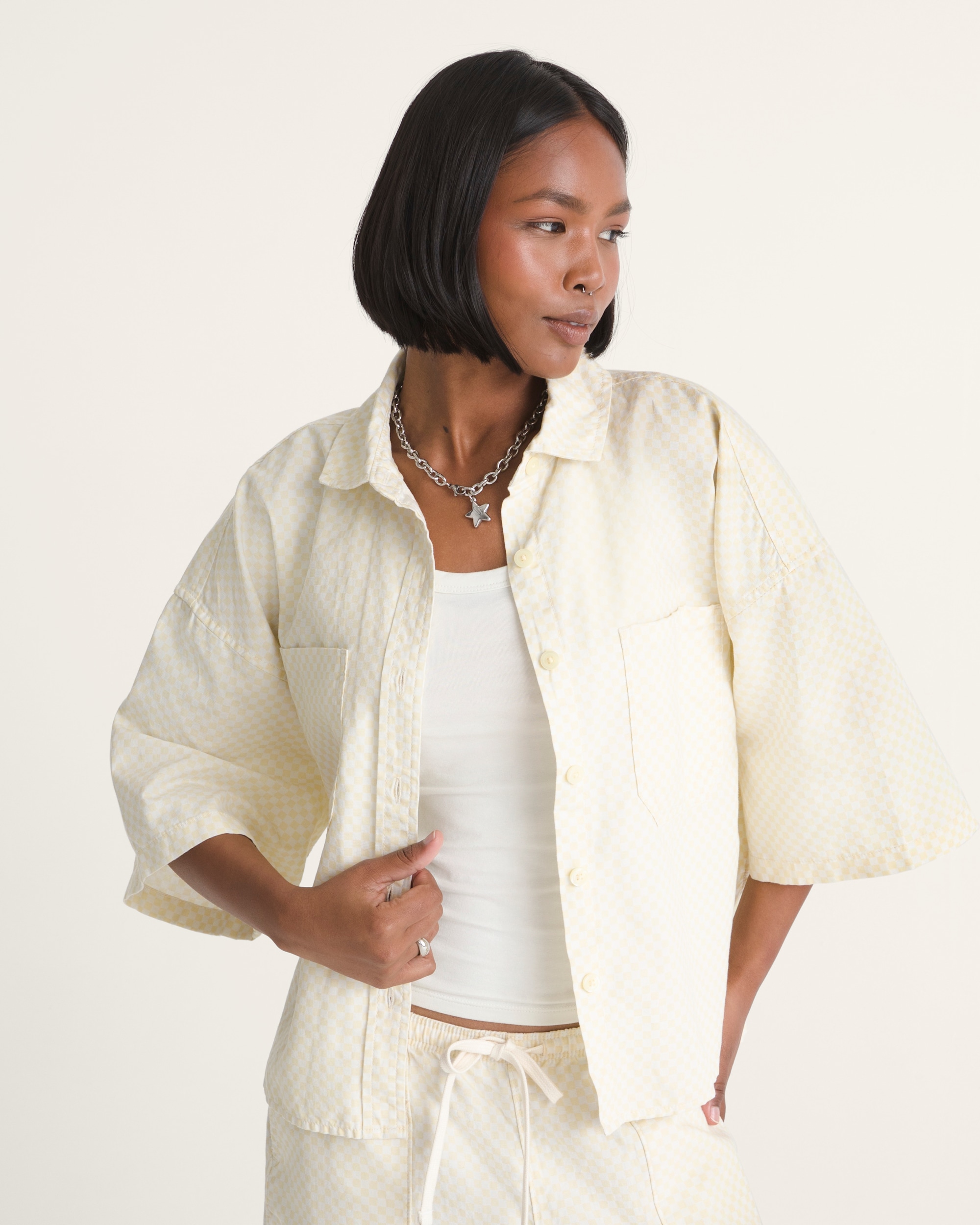 Dewey Shirt VANS Almond Crisp ALT2