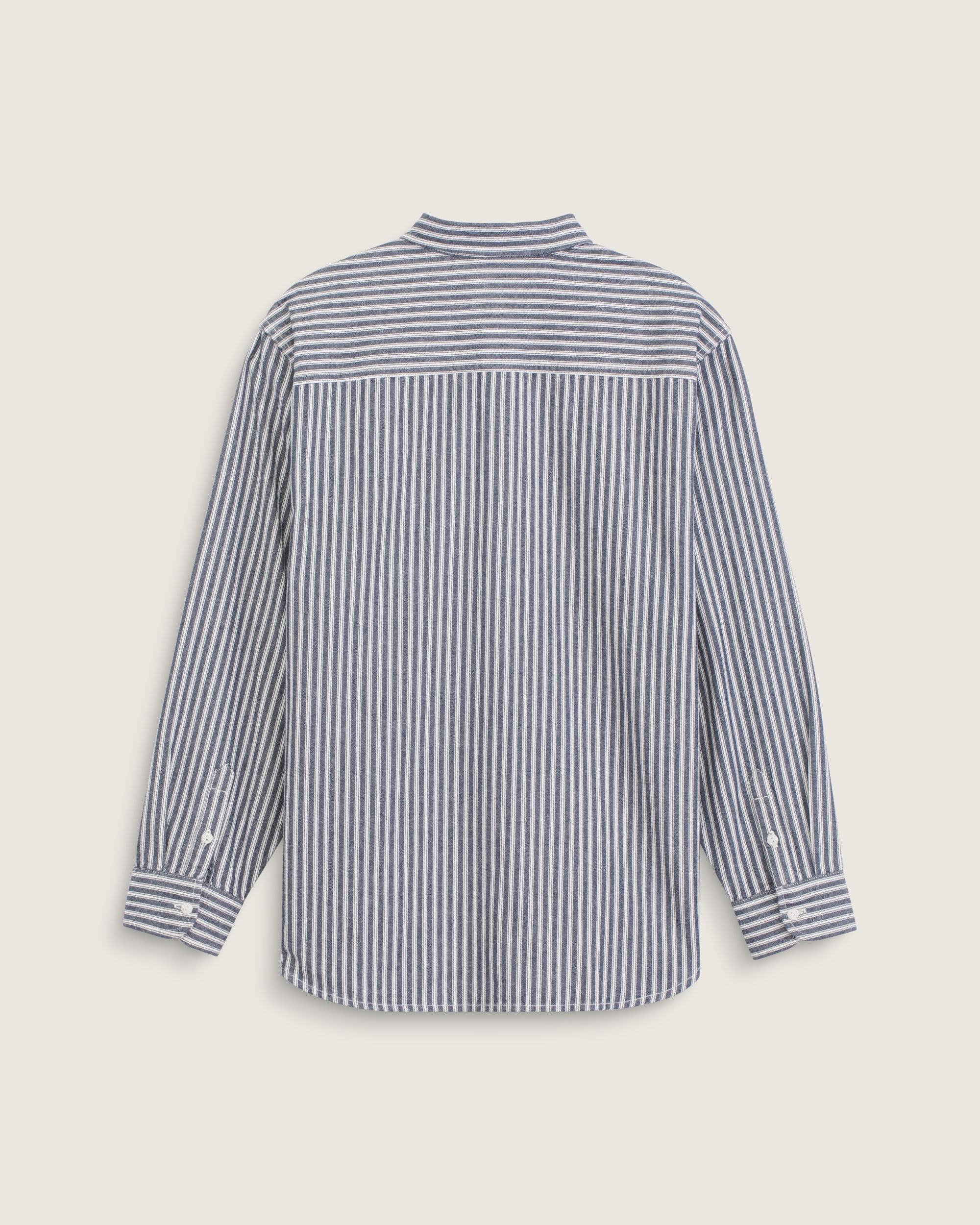 Lawson Stripe Long Sleeve Shirt VANS Parisian Night Blue ALT1