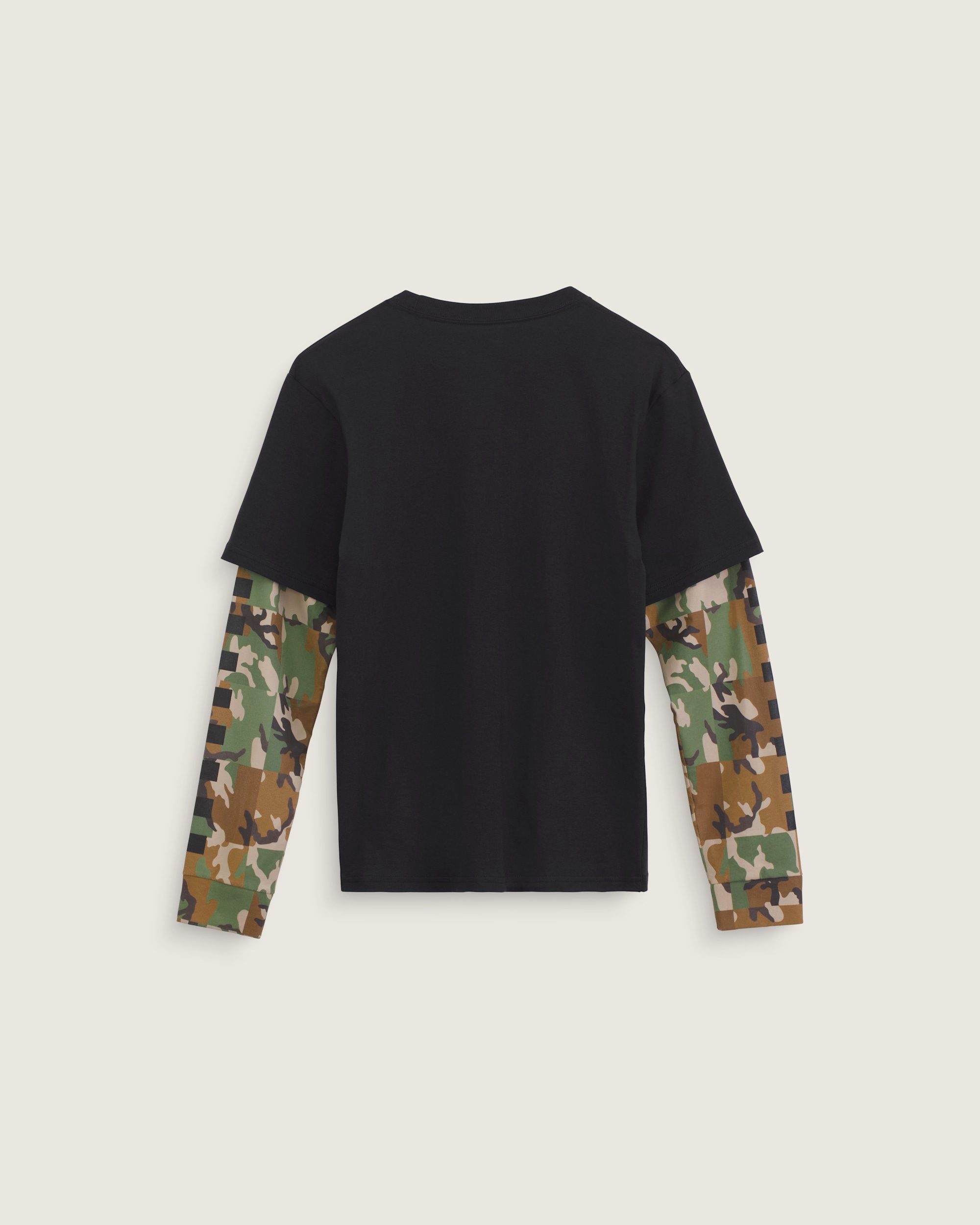 Kids Camo Twofer Shirt VANS Black ALT1