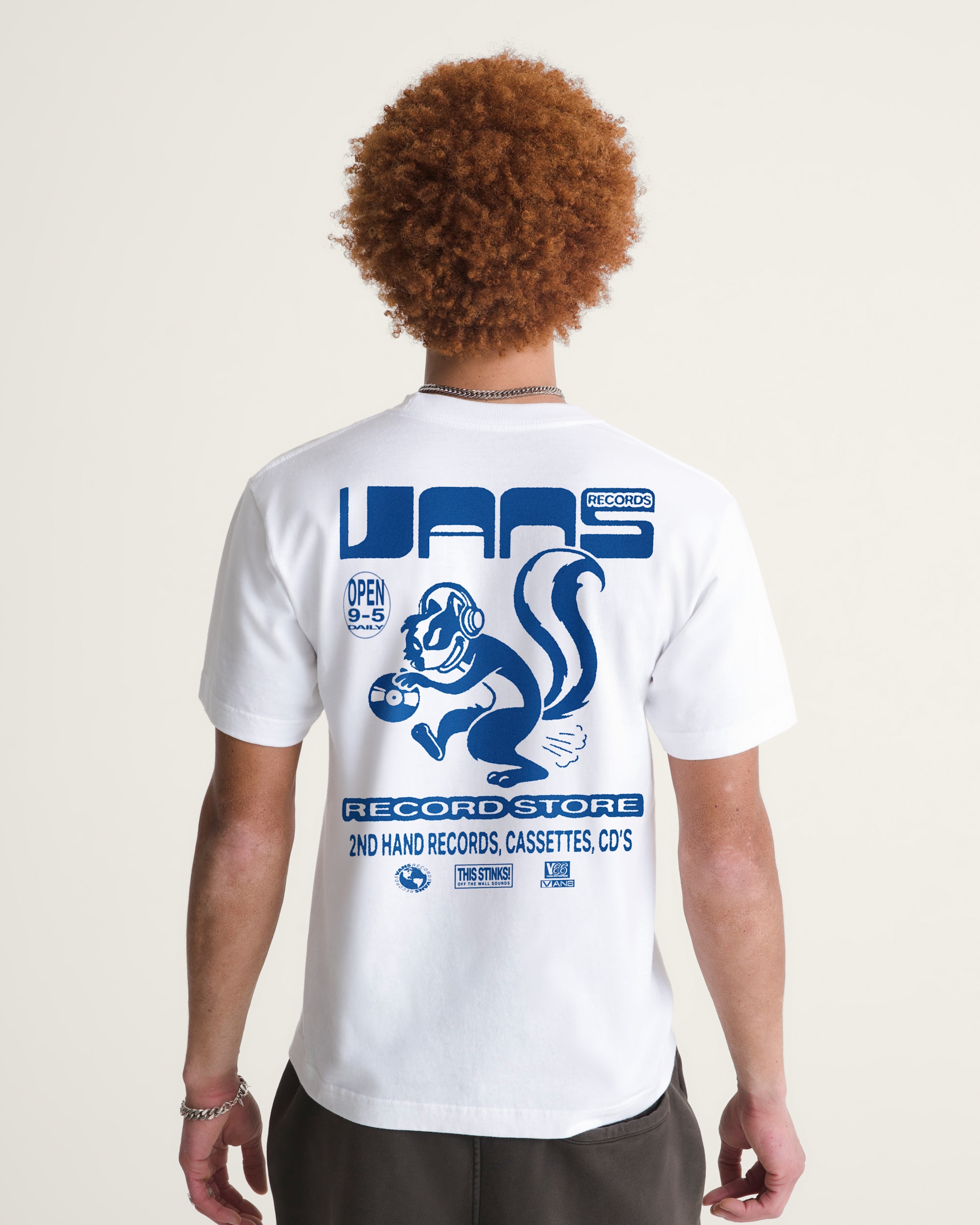 Vans Records TShirt VANS White ALT3