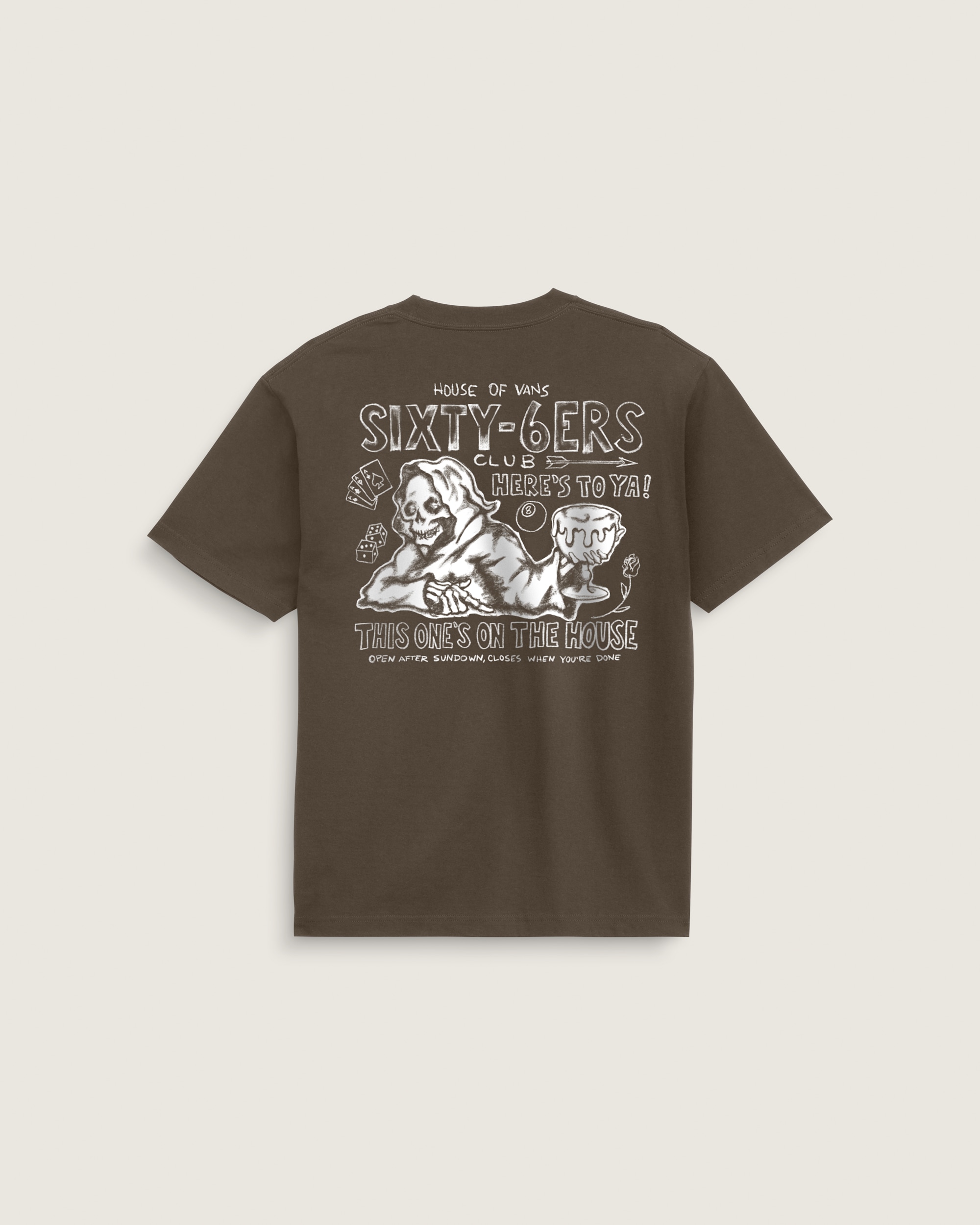 On the House TShirt VANS Vintage Cocoa Brown HERO