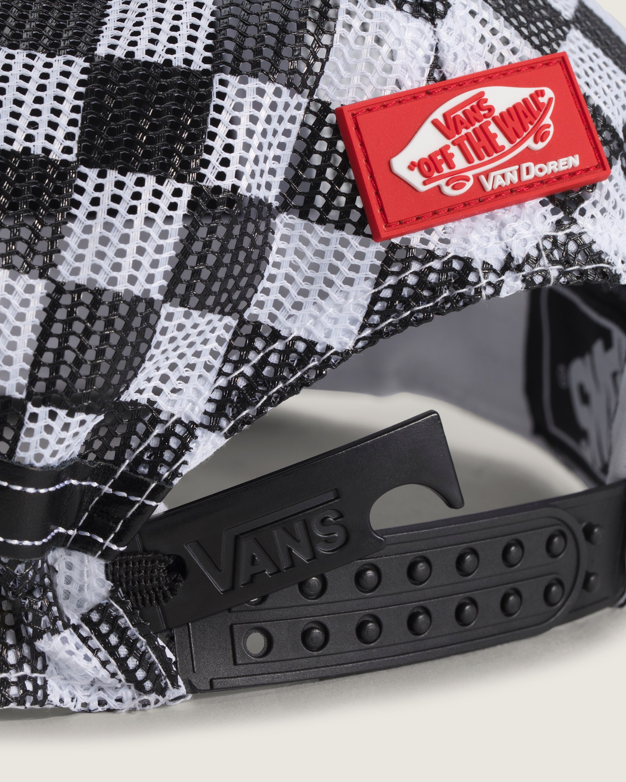 Vans Doren Approved Checkerboard Hat VANS Checkerboard Black ALT3