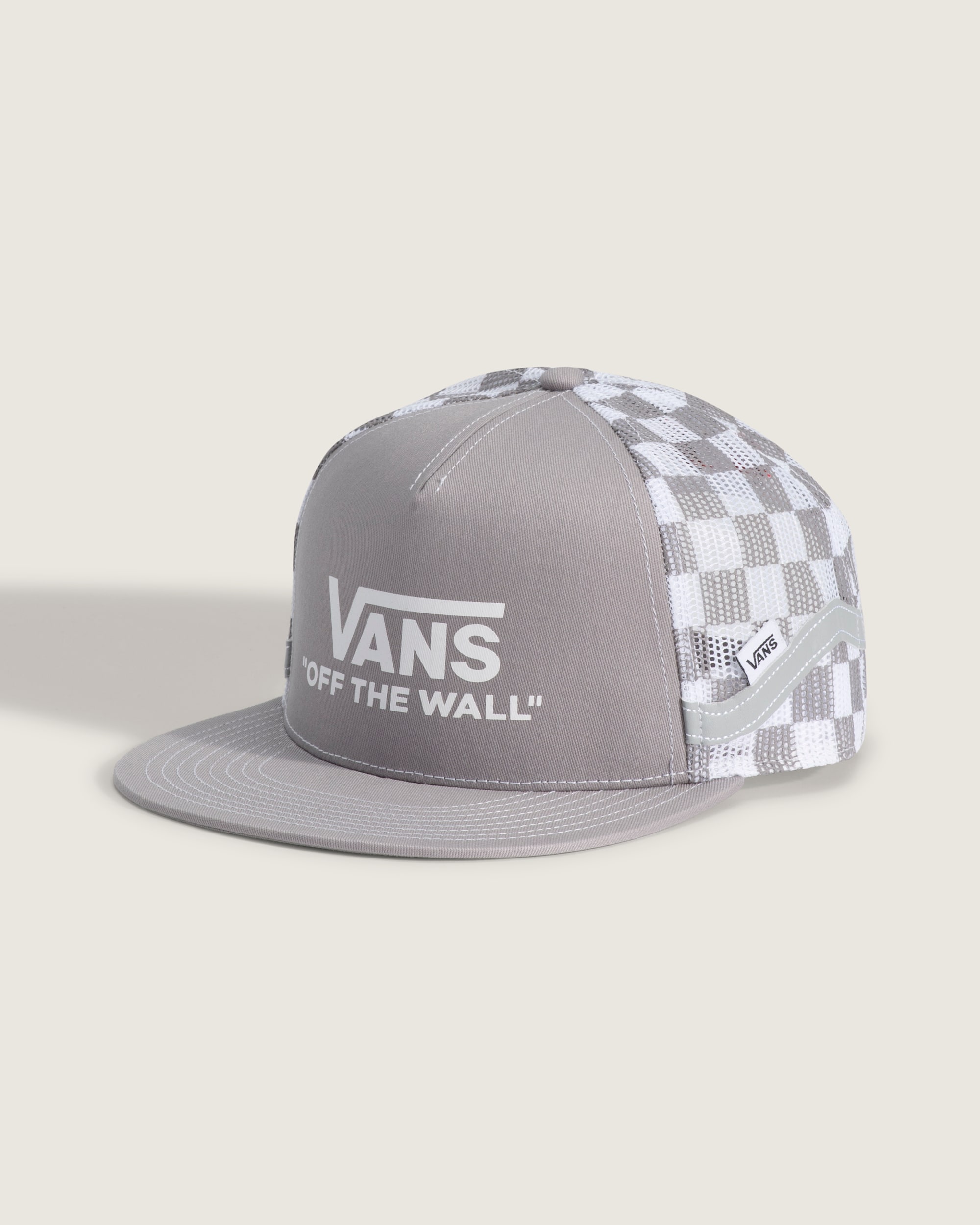 Vans Doren Approved Checkerboard Hat VANS Checkerboard Grey HERO