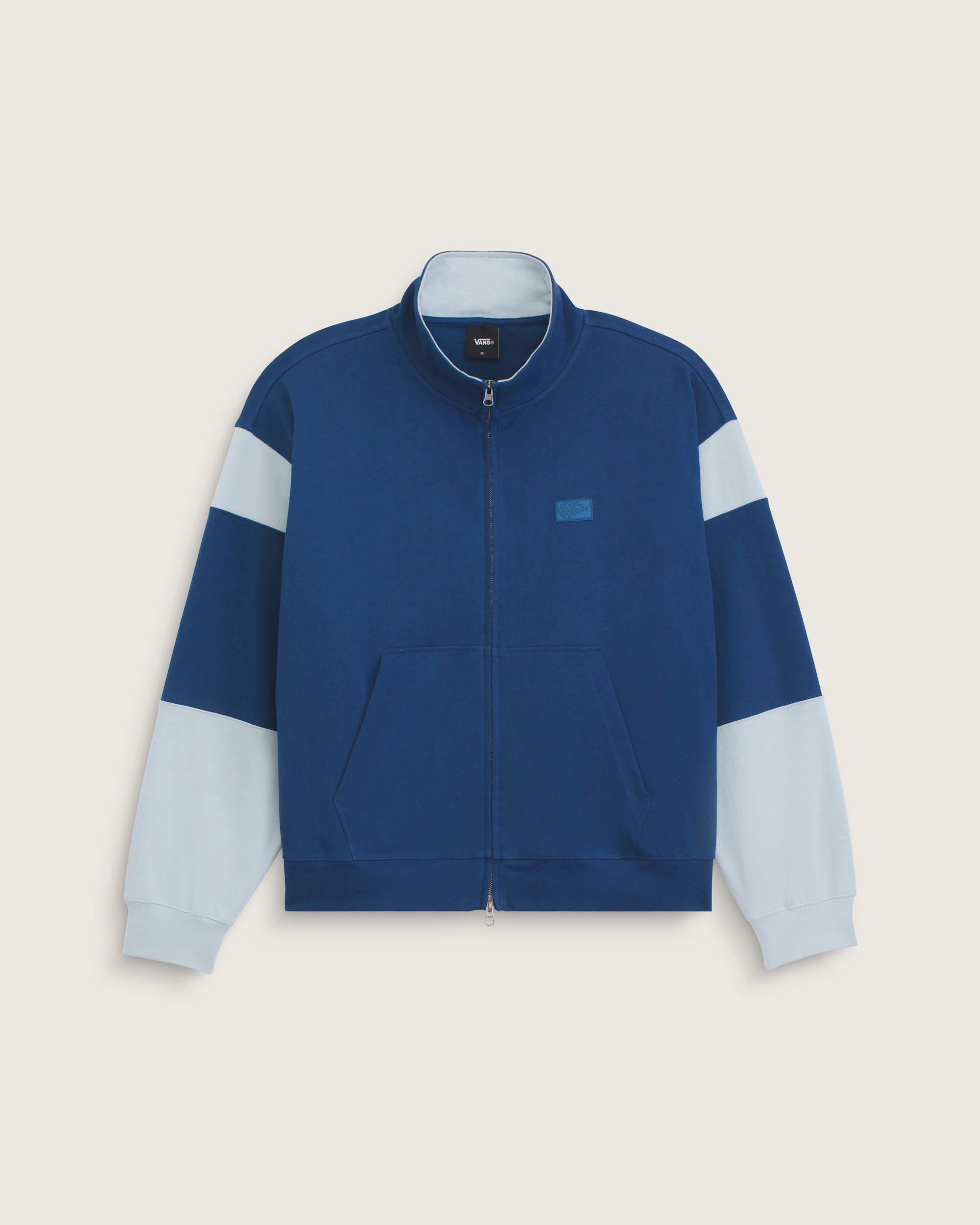 Retro Sport Mock Neck Full Zip VANS True Navy Blue HERO