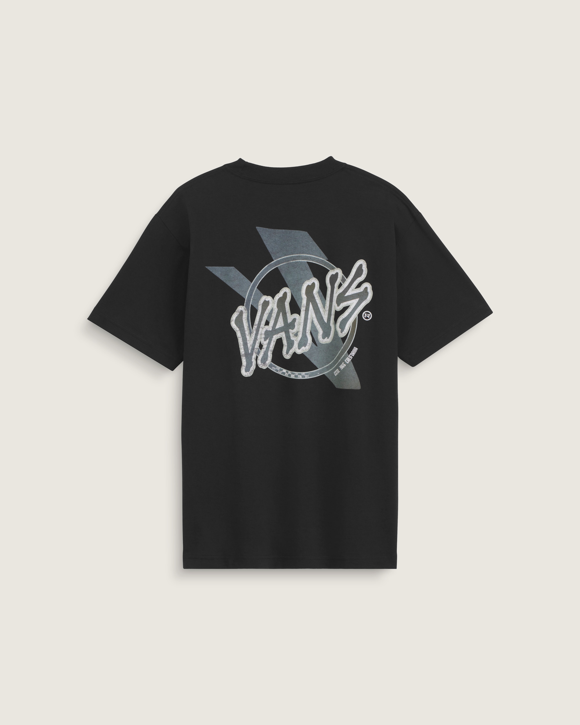V Bones TShirt VANS Black HERO