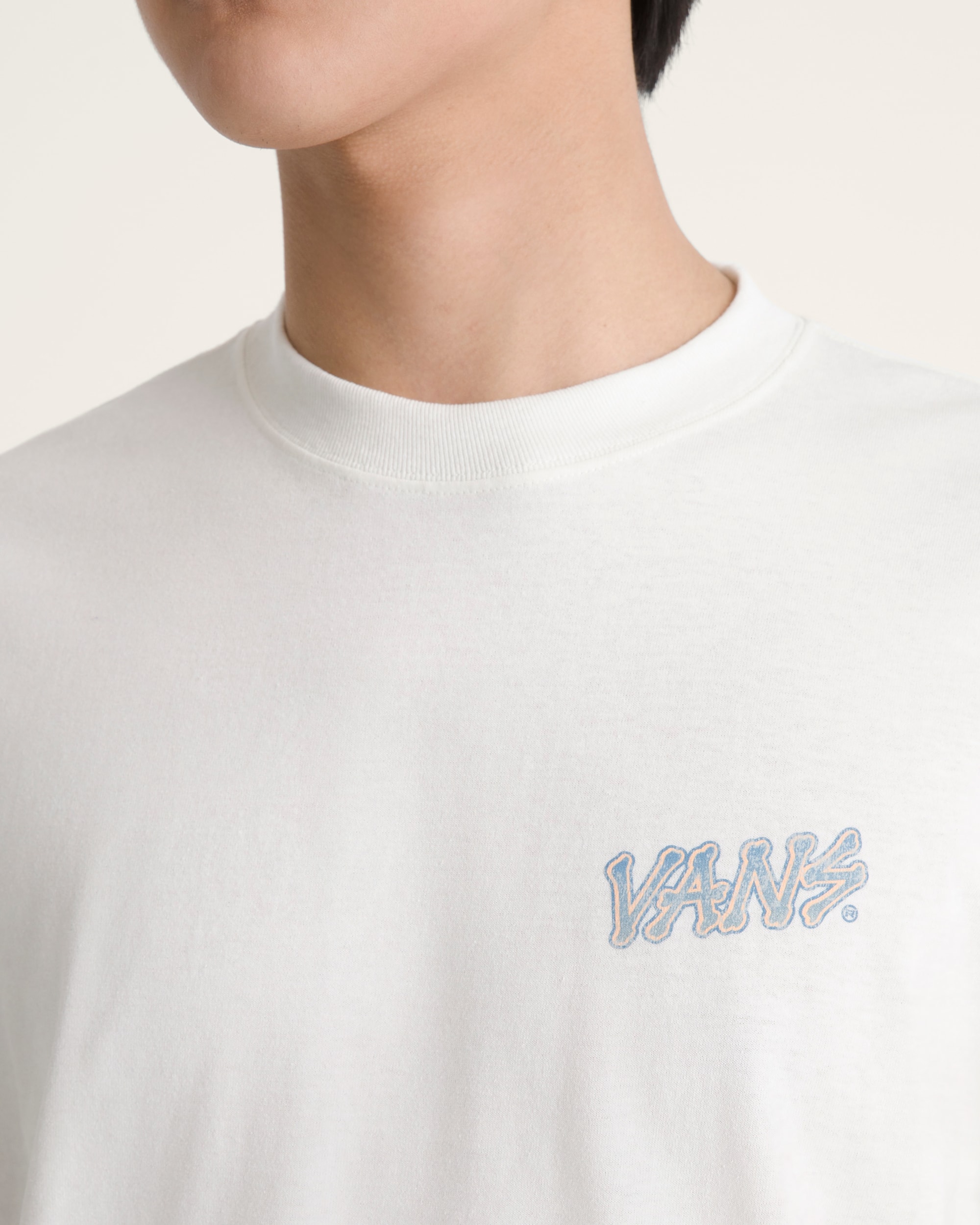 V Bones TShirt VANS Marshmallow White ALT4