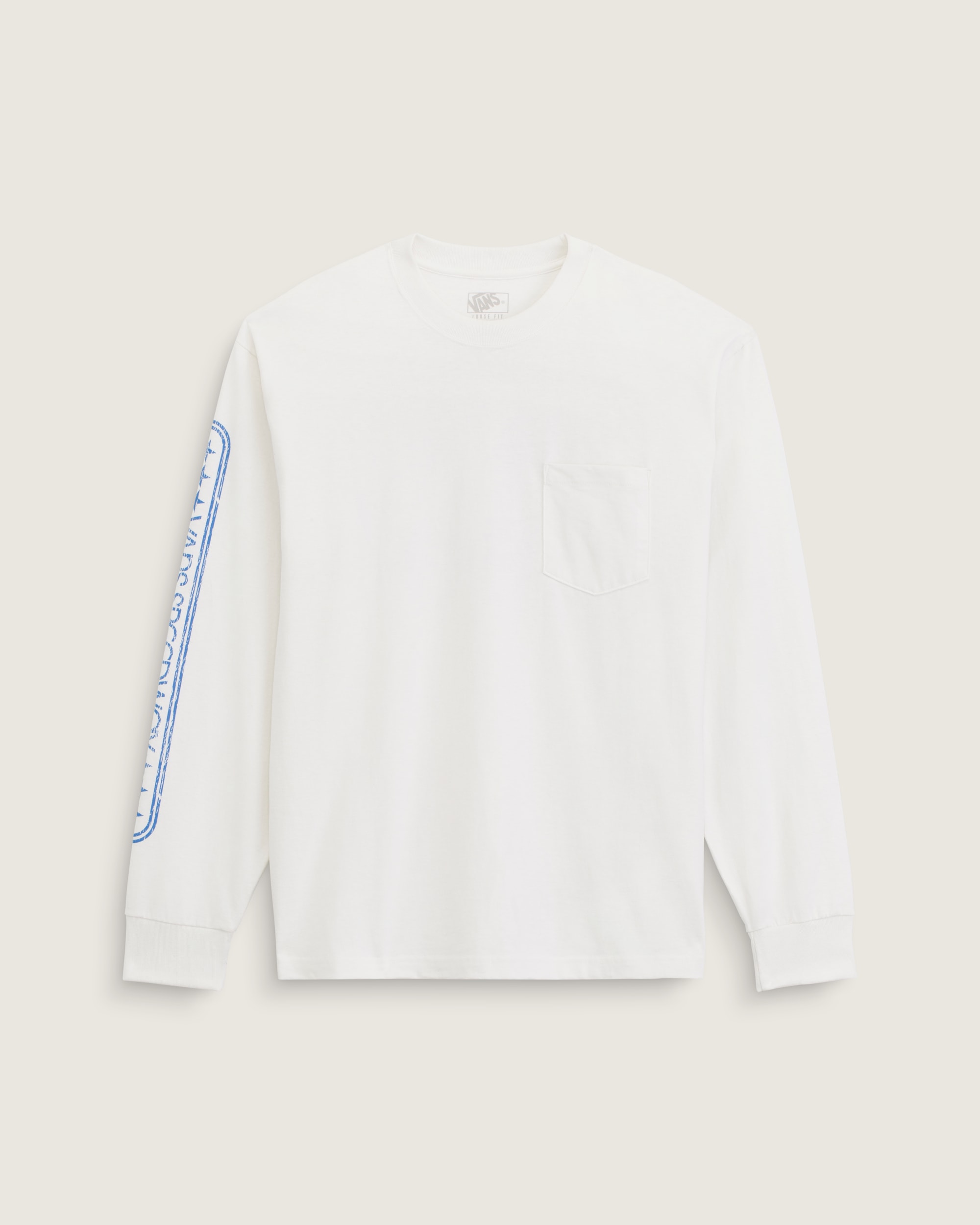 Vans Speedway Long Sleeve TShirt VANS Marshmallow White ALT1