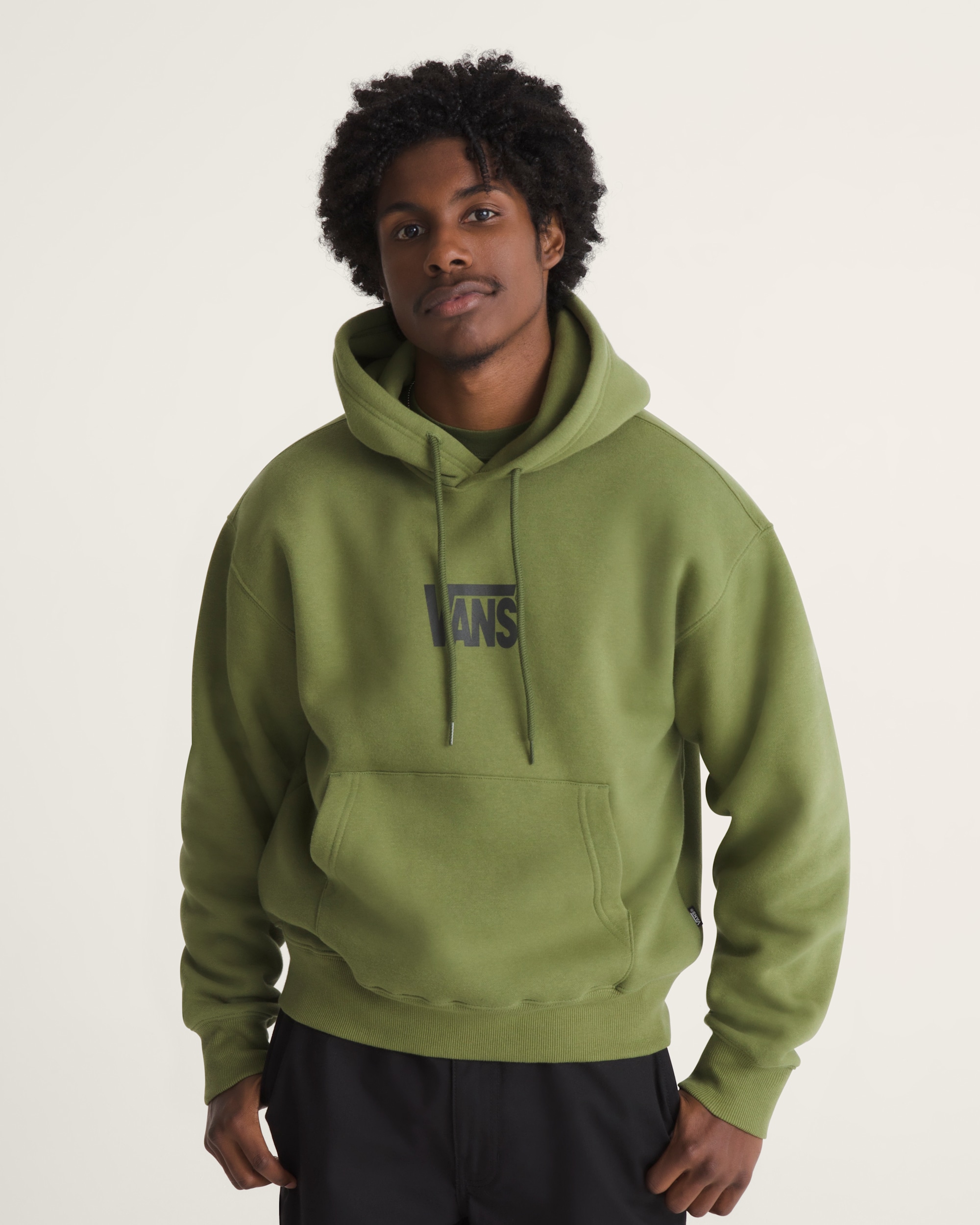 Stretch Logo Pullover Hoodie VANS Green Balsam ALT2
