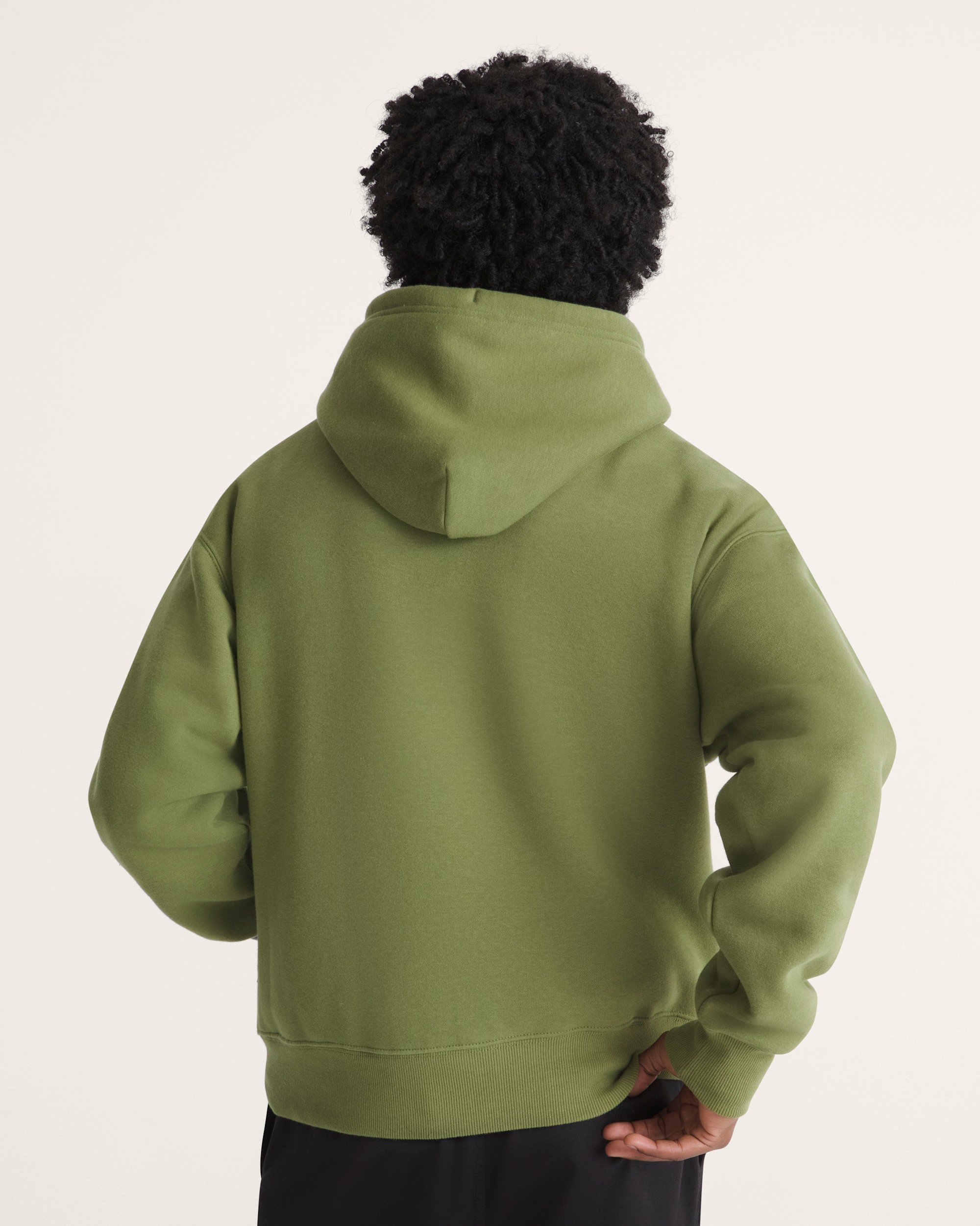 Stretch Logo Pullover Hoodie VANS Green Balsam ALT3