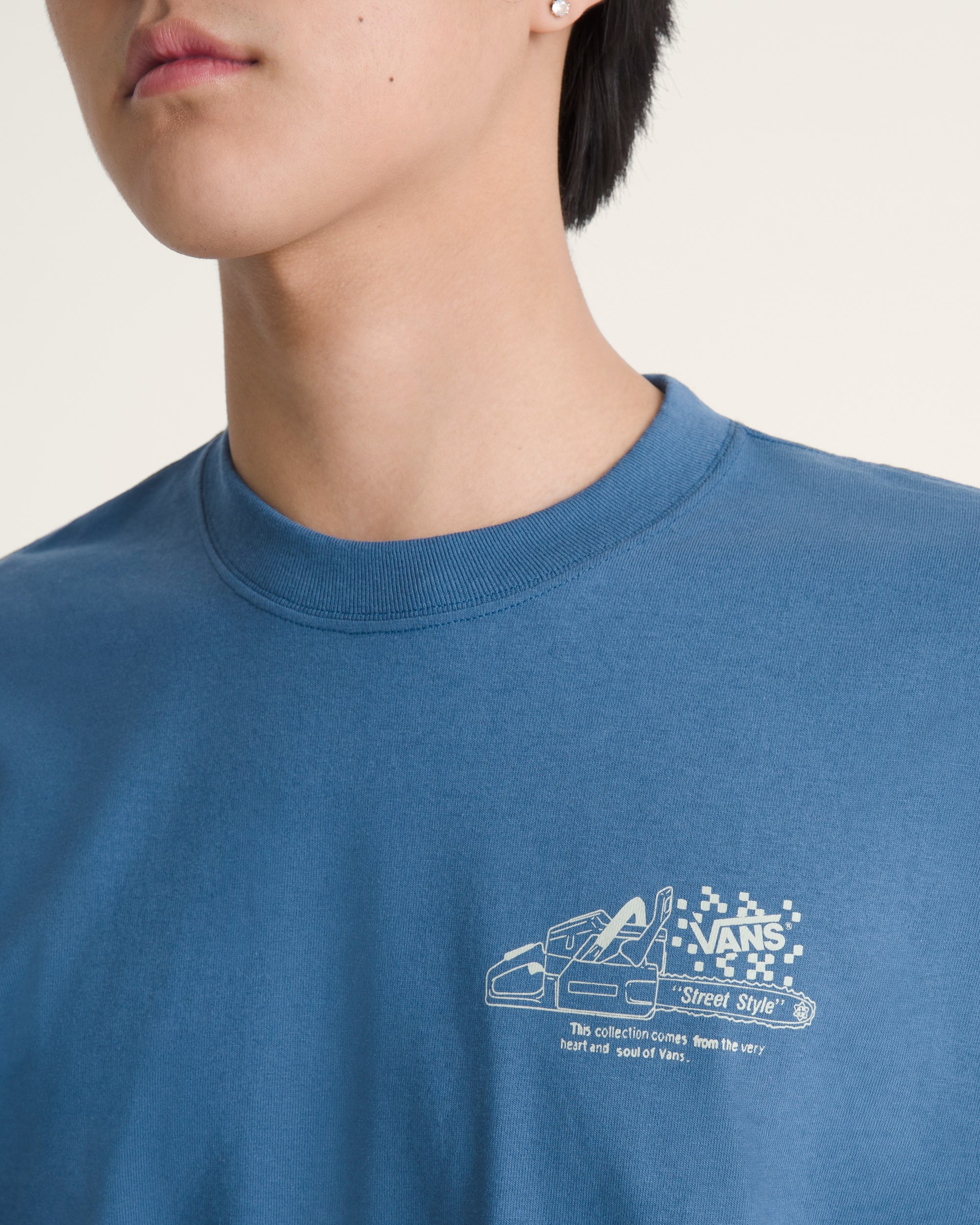 Dirt Trip TShirt VANS True Navy Blue ALT4