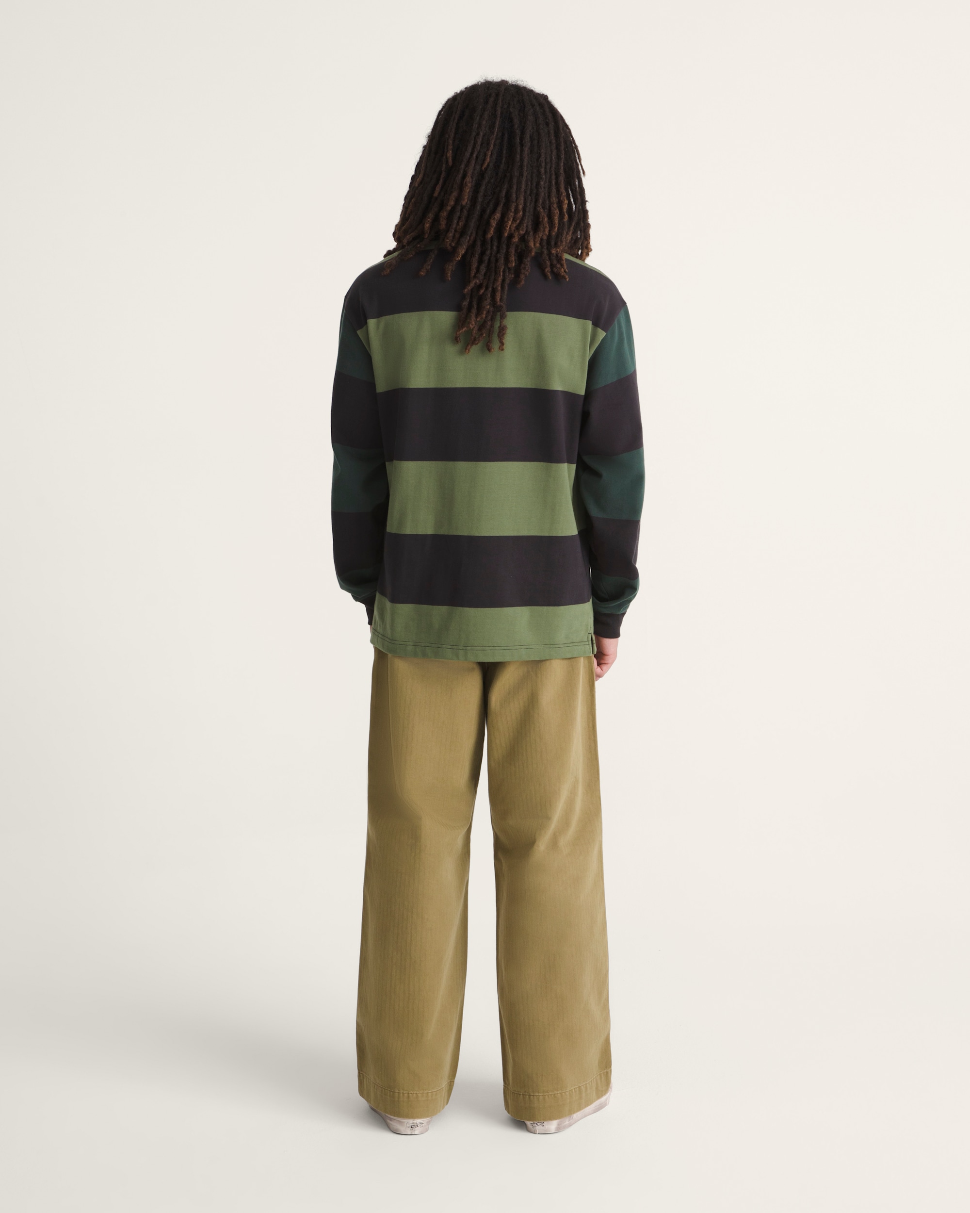 Authentic Chino Loose Pants VANS Olive Brown ALT4