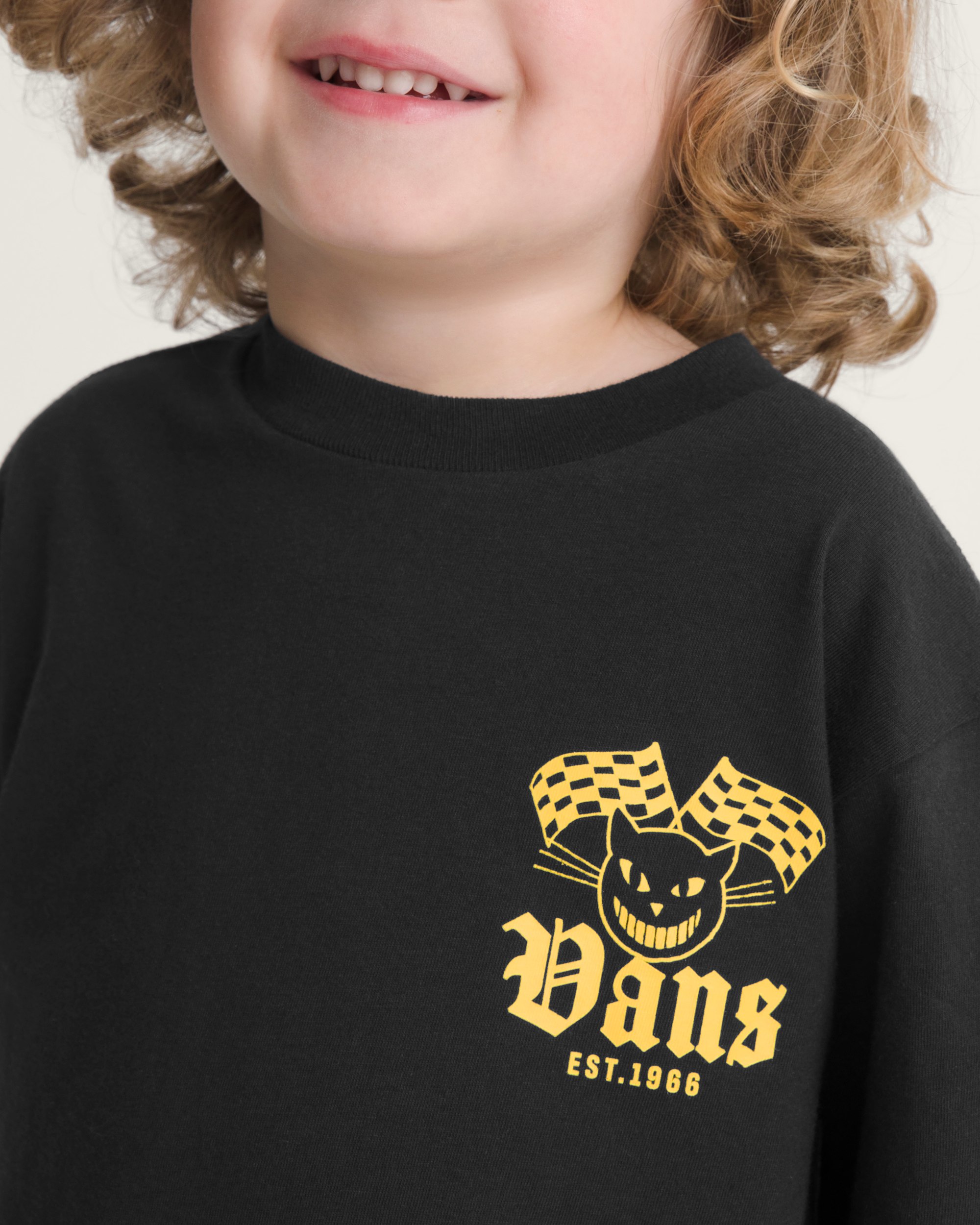 Little Kids Cat Club TShirt VANS Black ALT4