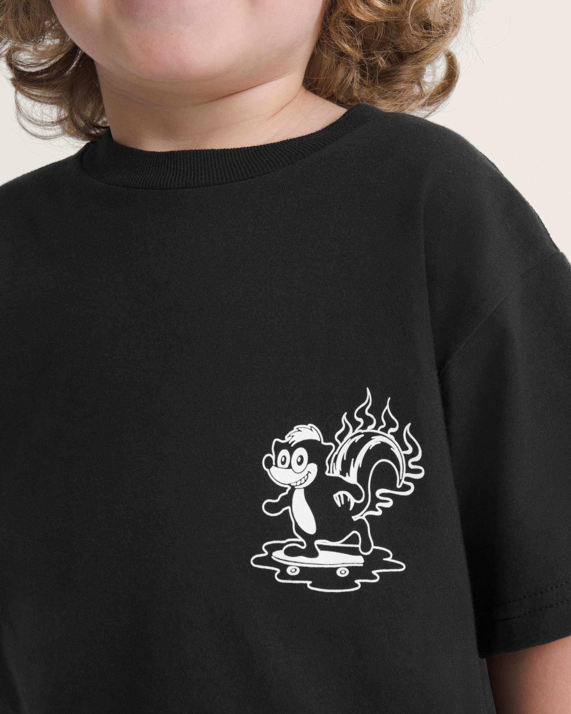Little Kids Dusters TShirt VANS Black ALT4
