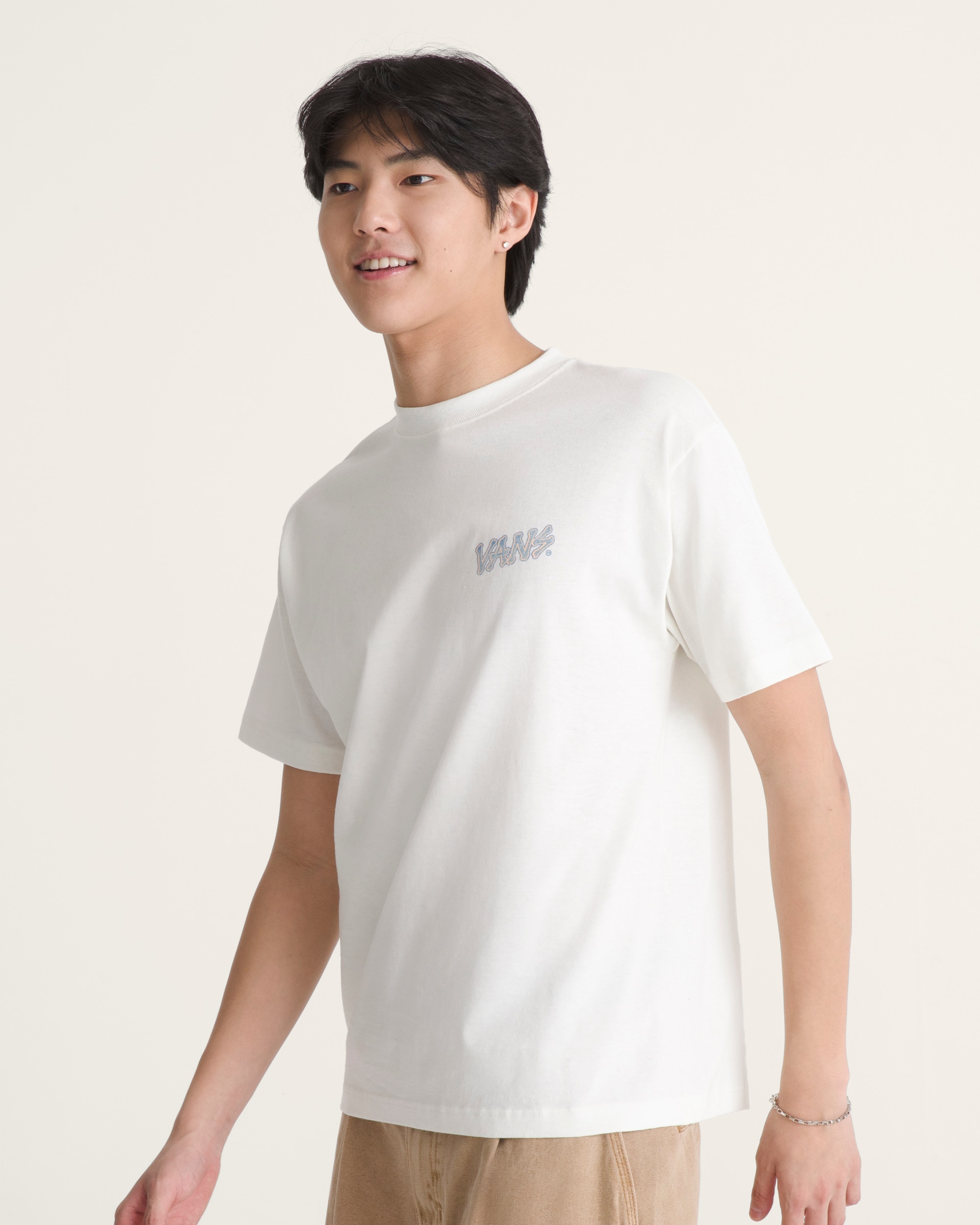 V Bones TShirt VANS Marshmallow White ALT2