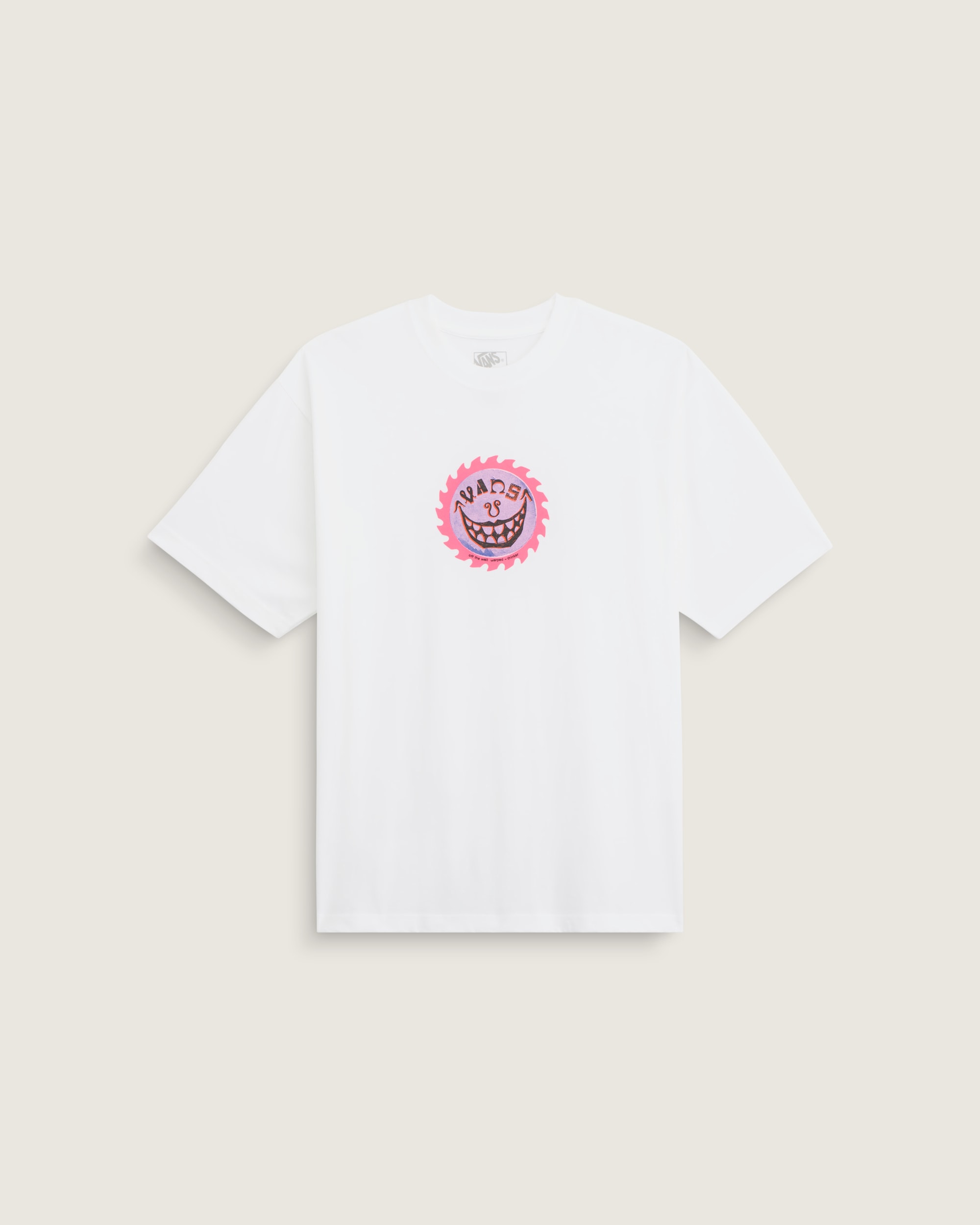 Sharp Smile TShirt VANS White HERO