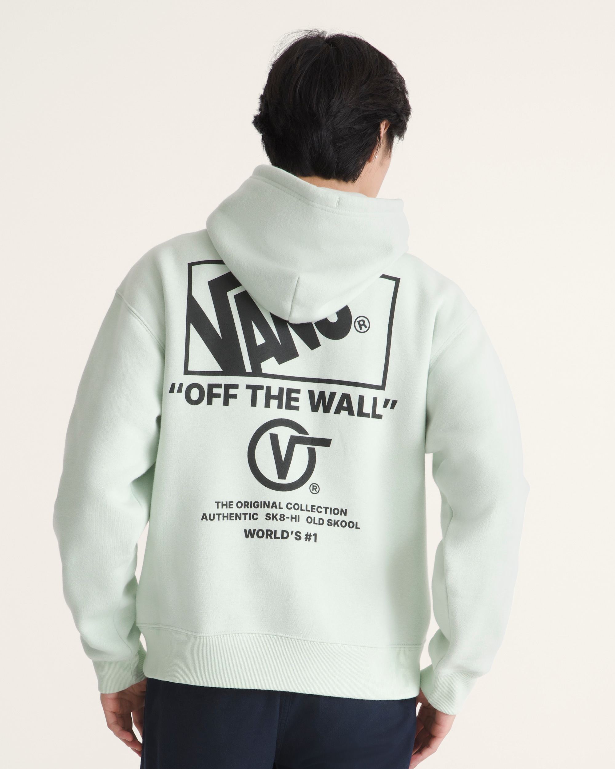 Stacked Hi Pullover Hoodie VANS Dusty Mint Green ALT3