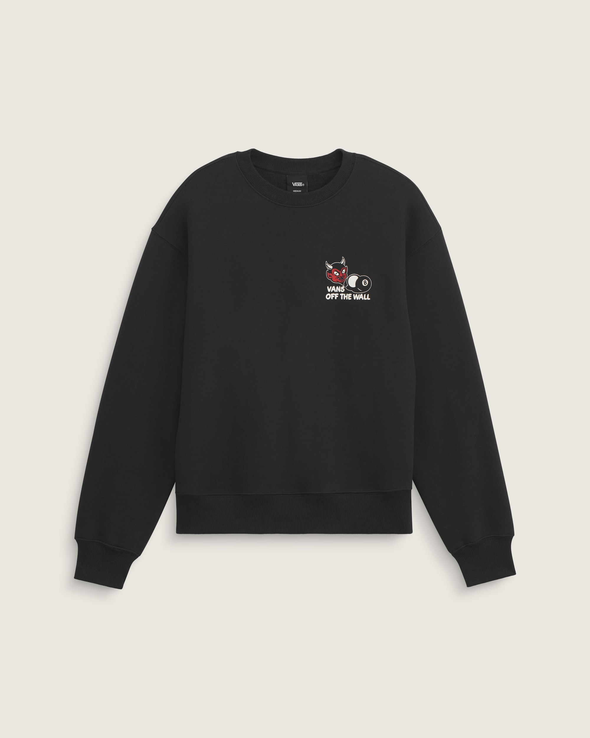 Old Scratch Crew Sweatshirt VANS Black ALT1