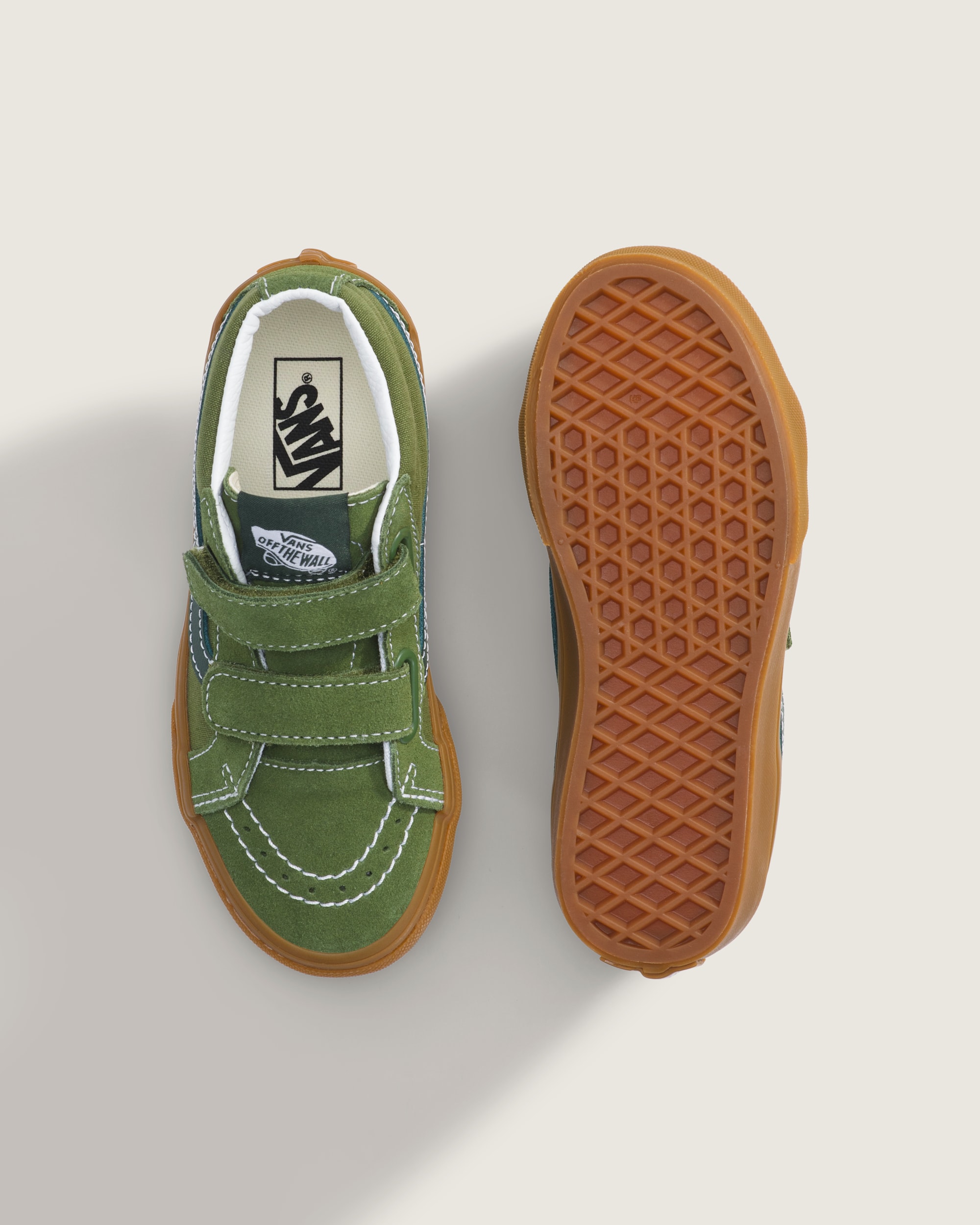 Little Kids Sk8Mid V Shoe VANS Gum Balsam Green ALT2