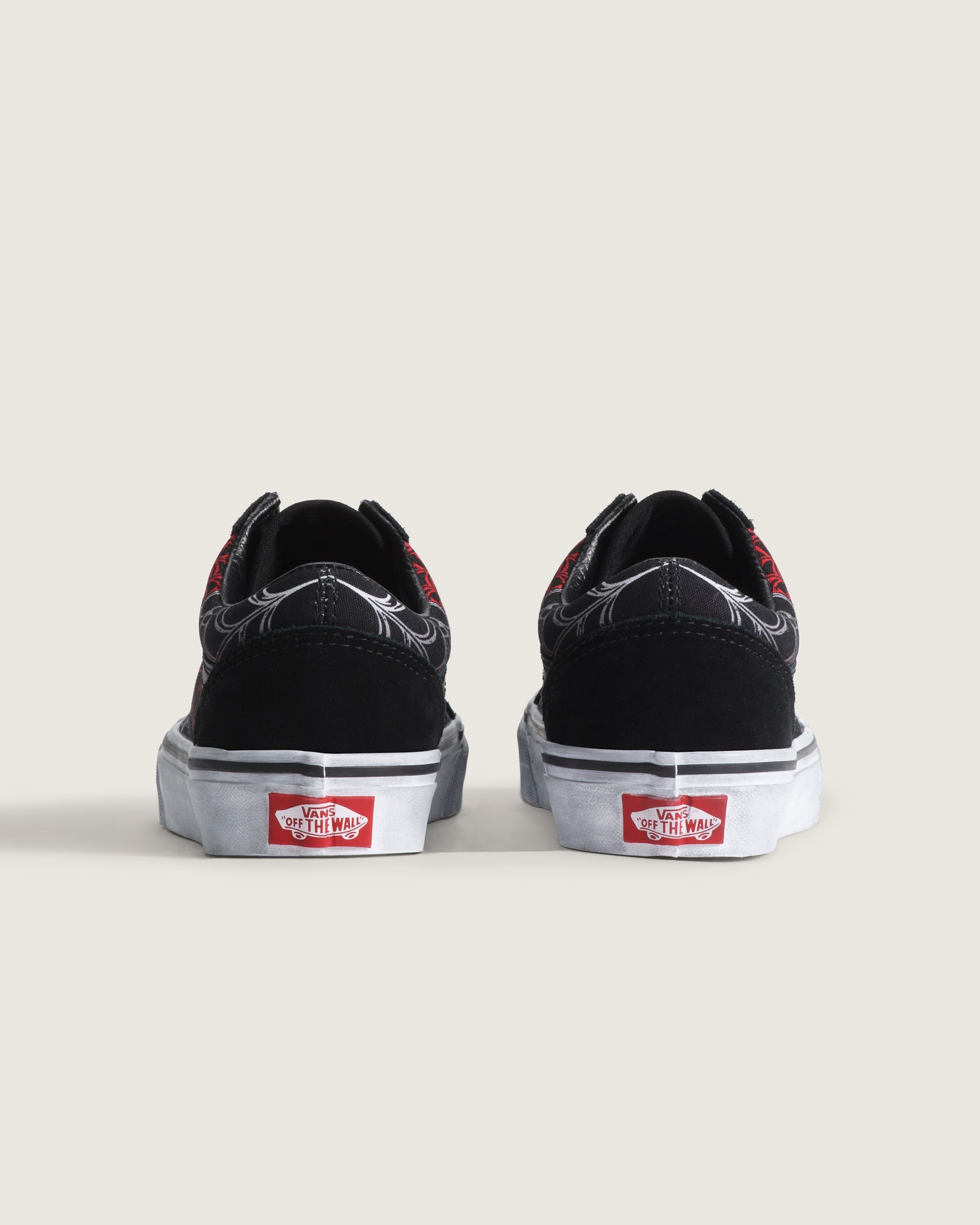 Big Kids Old Skool Halloween Shoe VANS Black ALT3