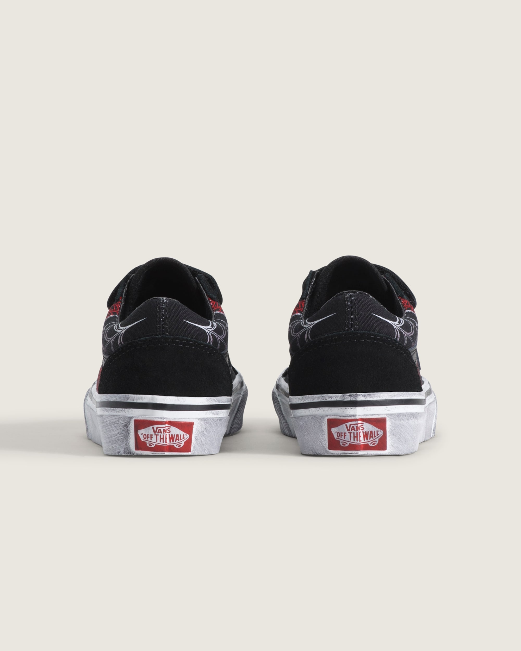 Little Kids Old Skool V Halloween Shoe VANS Black ALT3