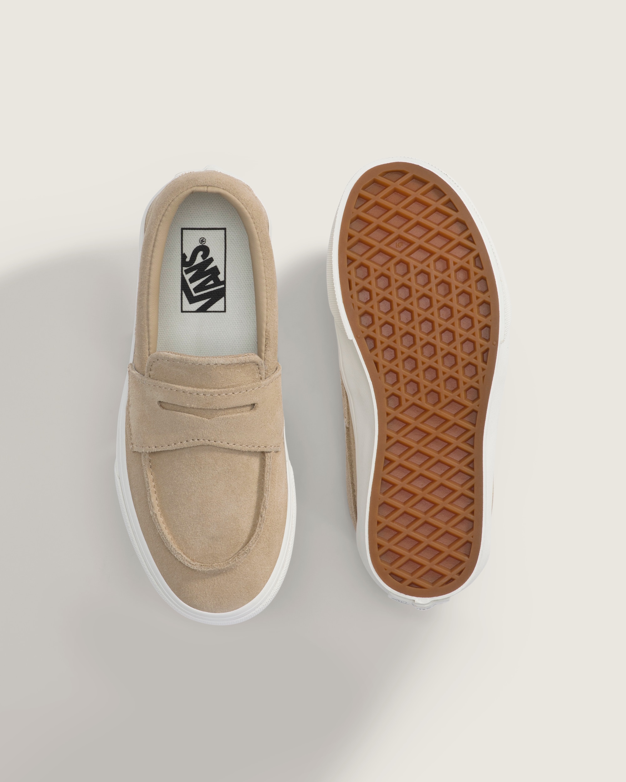 Little Kids Loafer 53 VANS Incense Beige  Marshmallow White ALT2