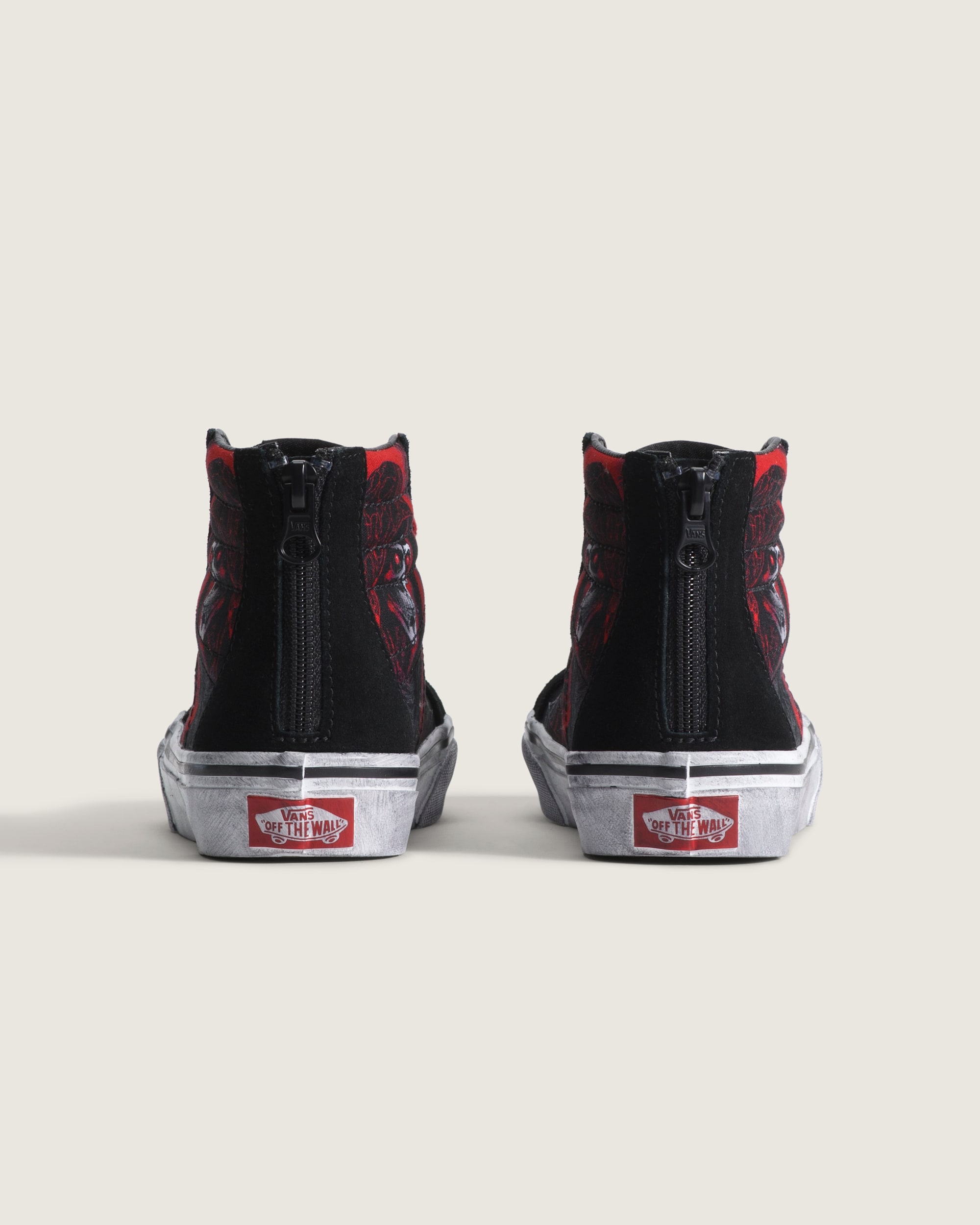 Little Kids Sk8Hi Zip Halloween Shoe VANS Black ALT3