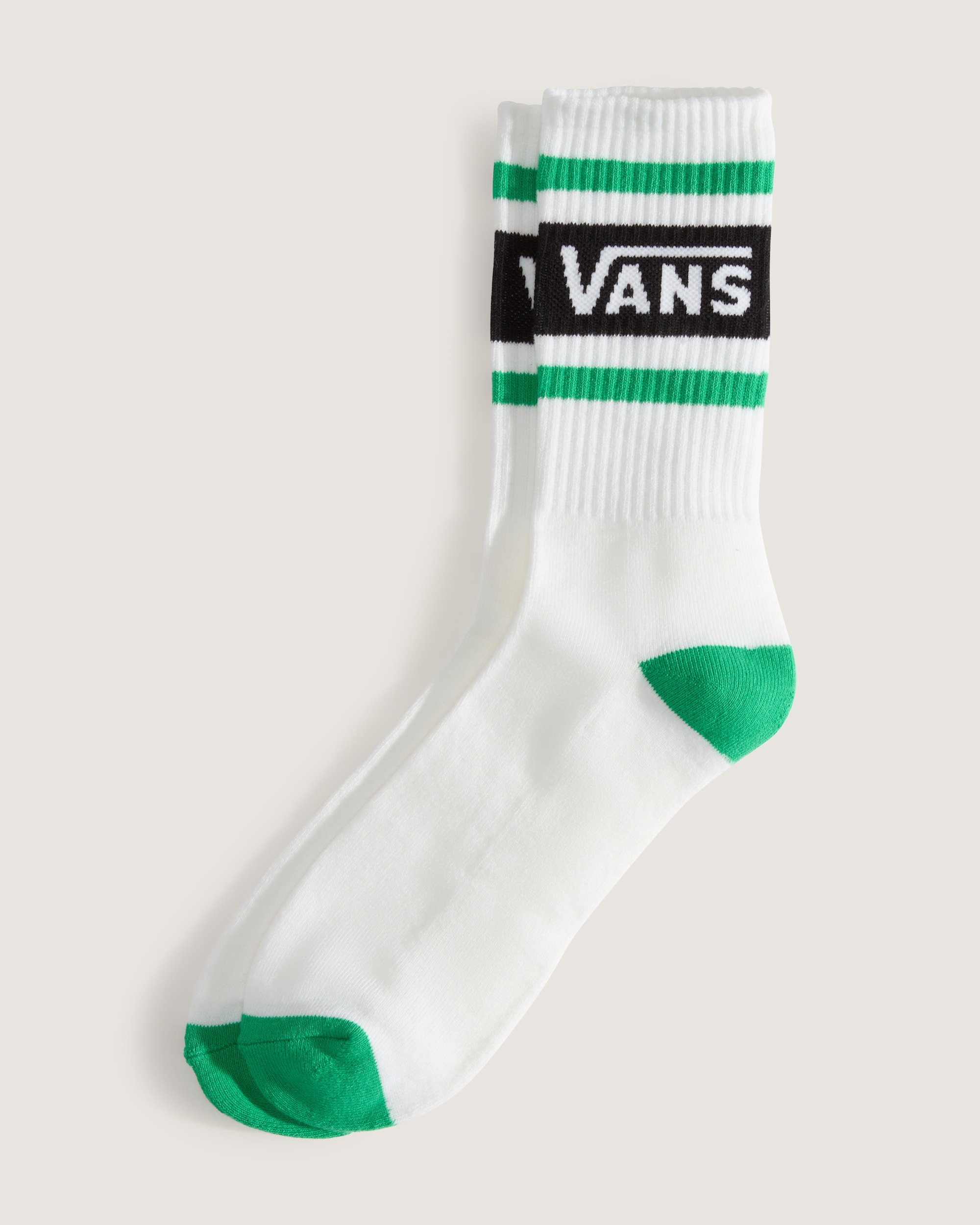 Vans Drop V Crew Socks VANS Vivid Verdant Green HERO