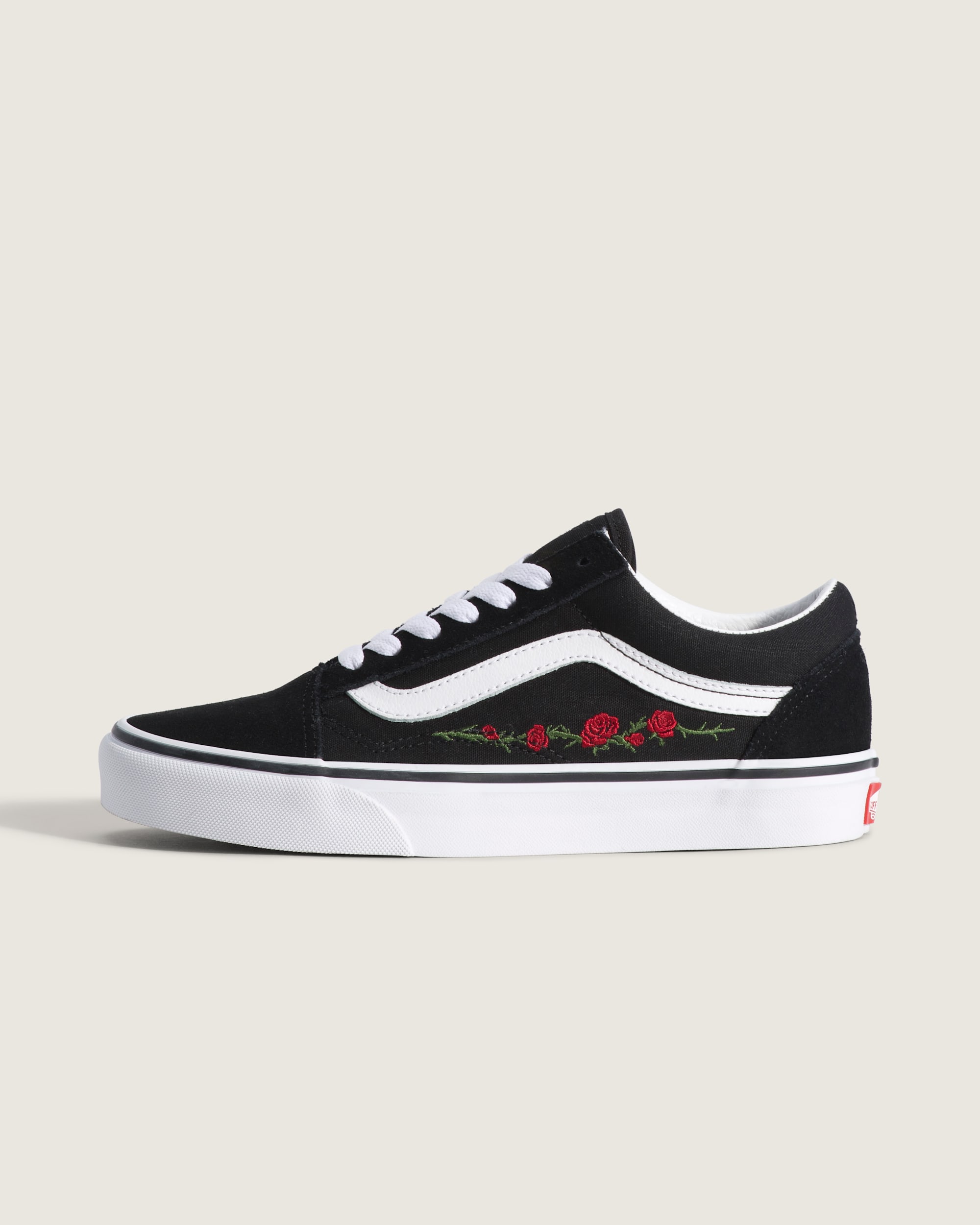 Old Skool Shoe VANS Black  Red HERO