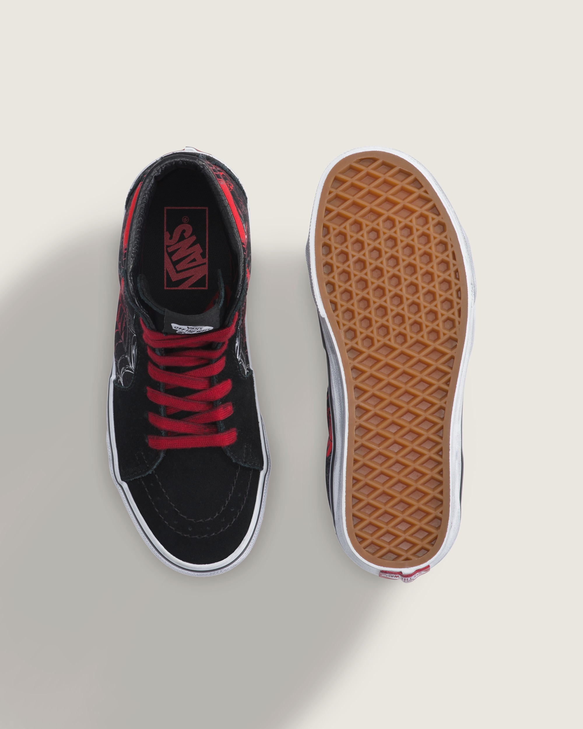 Big Kids Sk8Hi Halloween Shoe VANS Black ALT2