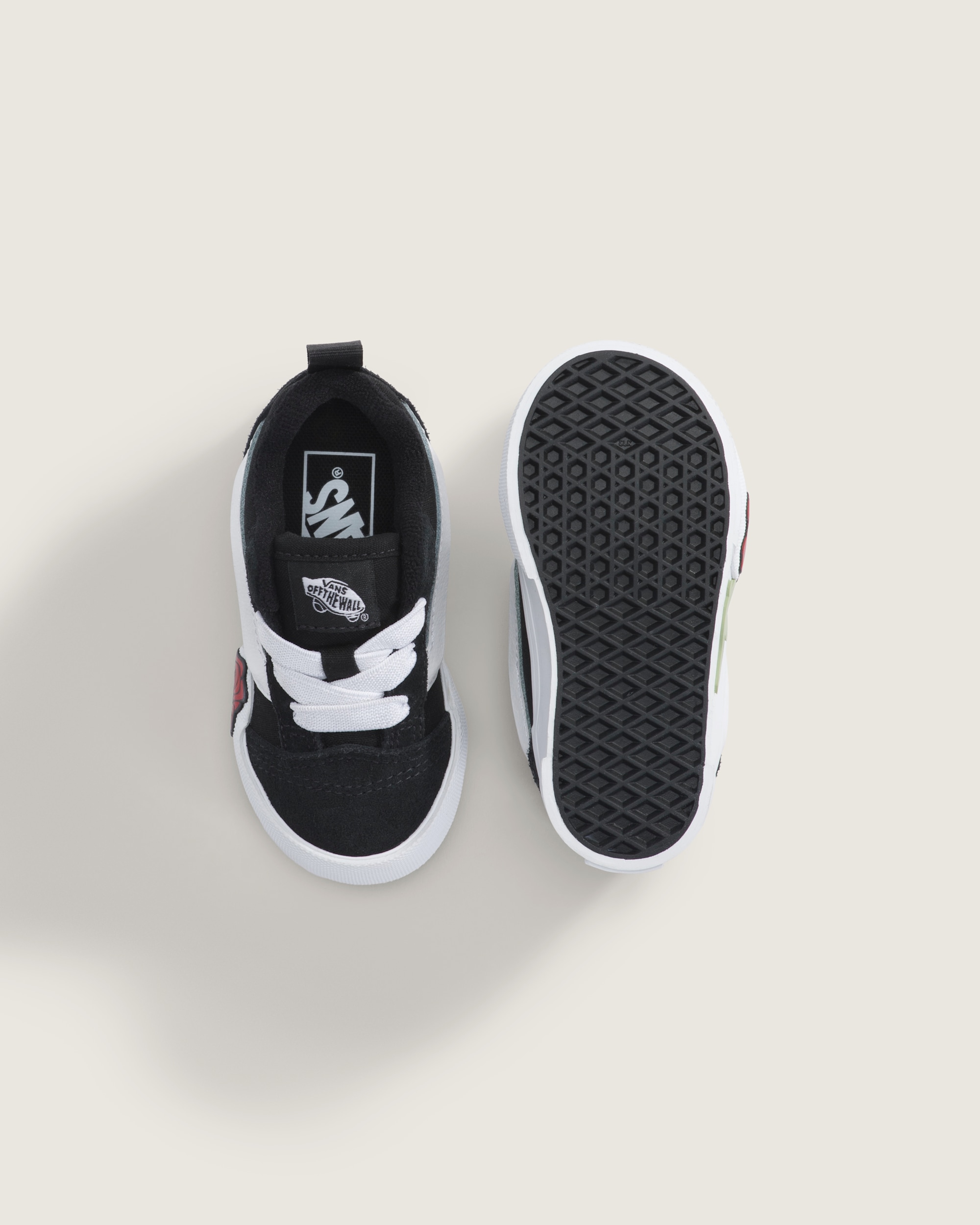 Toddler Knu Skool Shoe VANS Black  White ALT2