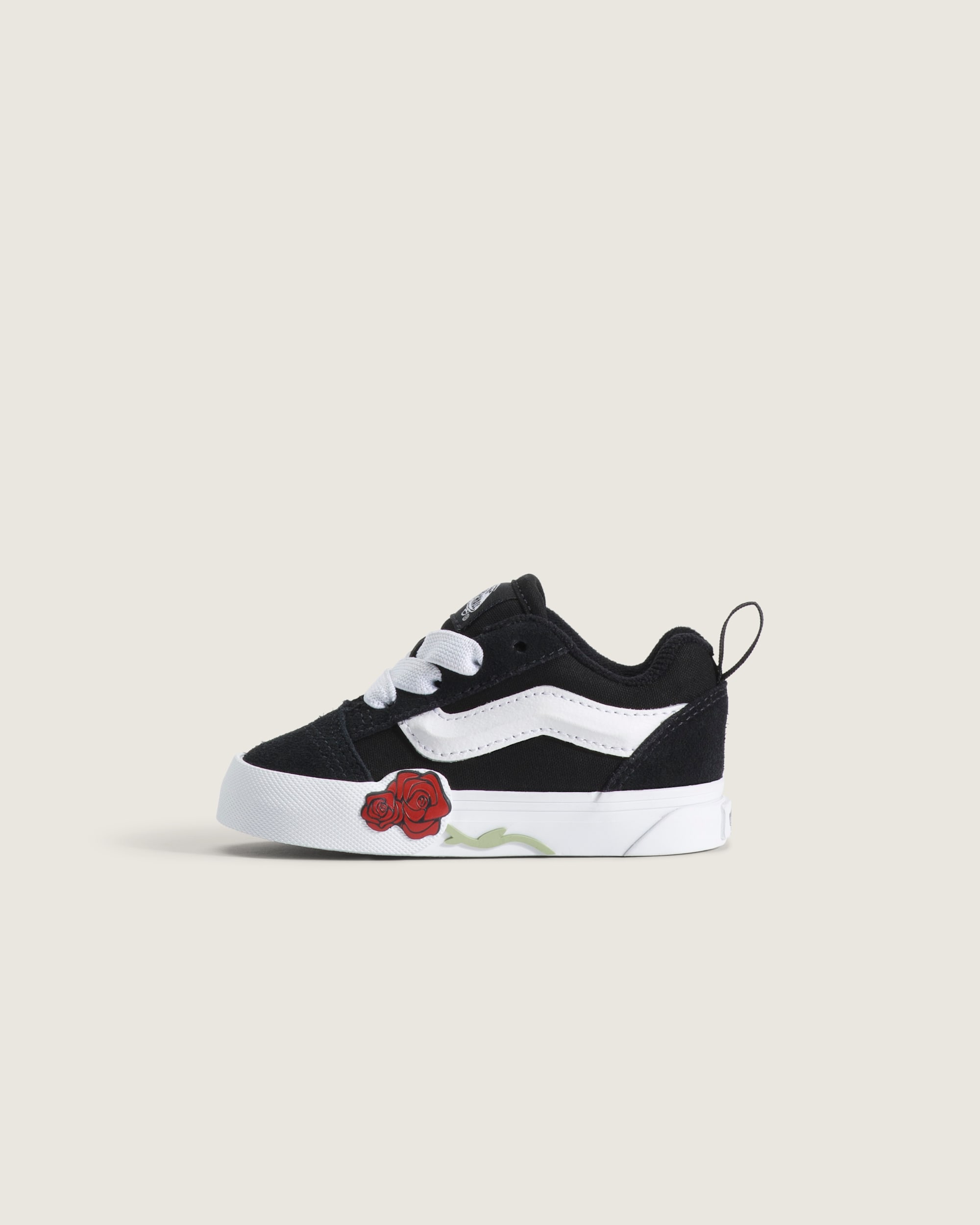 Toddler Knu Skool Shoe VANS Black  White HERO