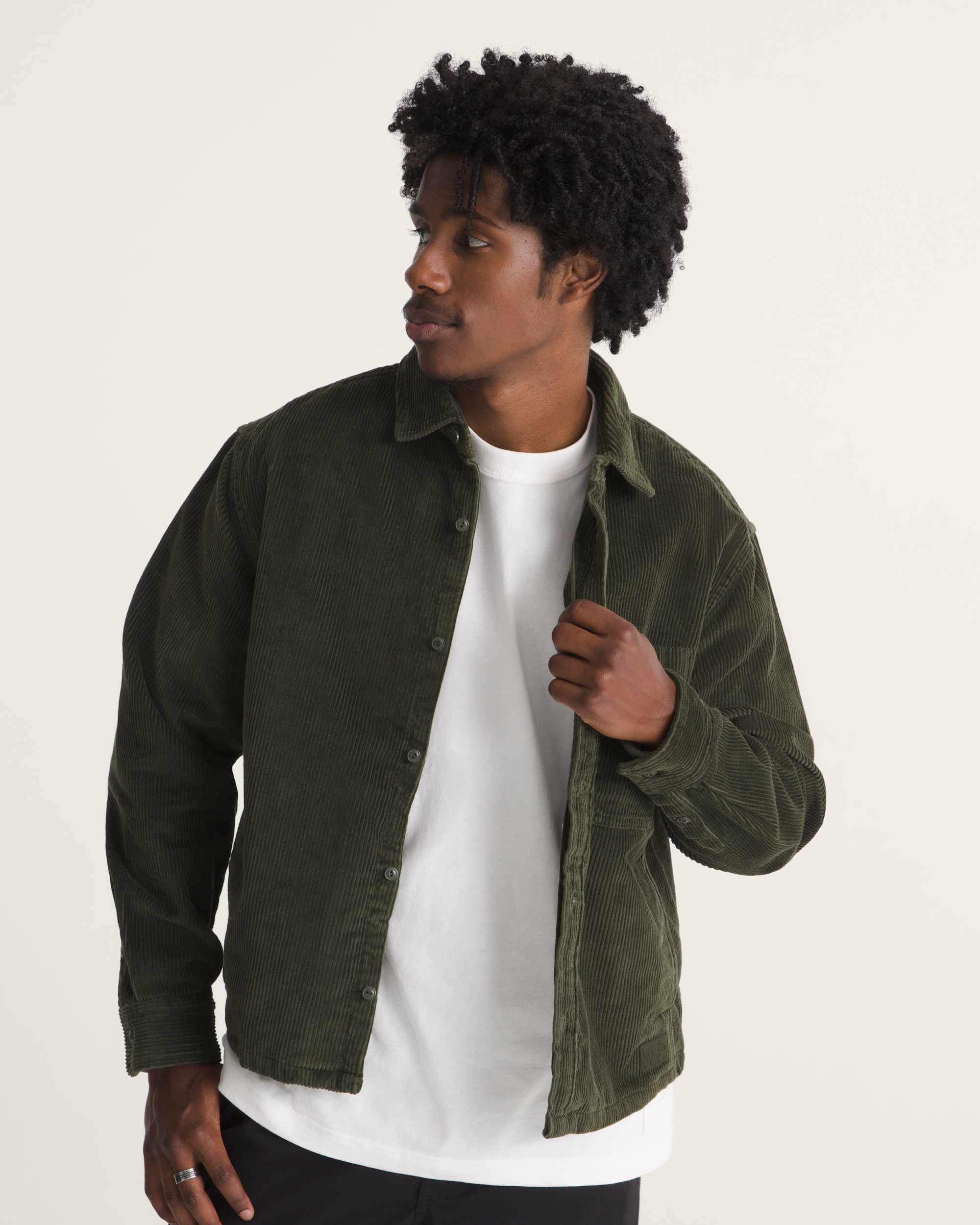 Martinez Overshirt VANS Obsidian Fern Green ALT2