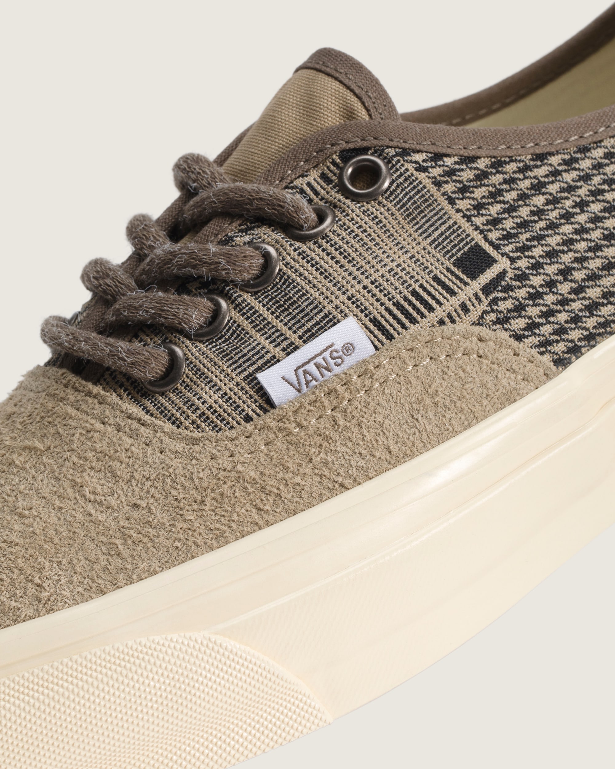 Premium Authentic Shoe VANS Herringbone Brown  Black ALT4