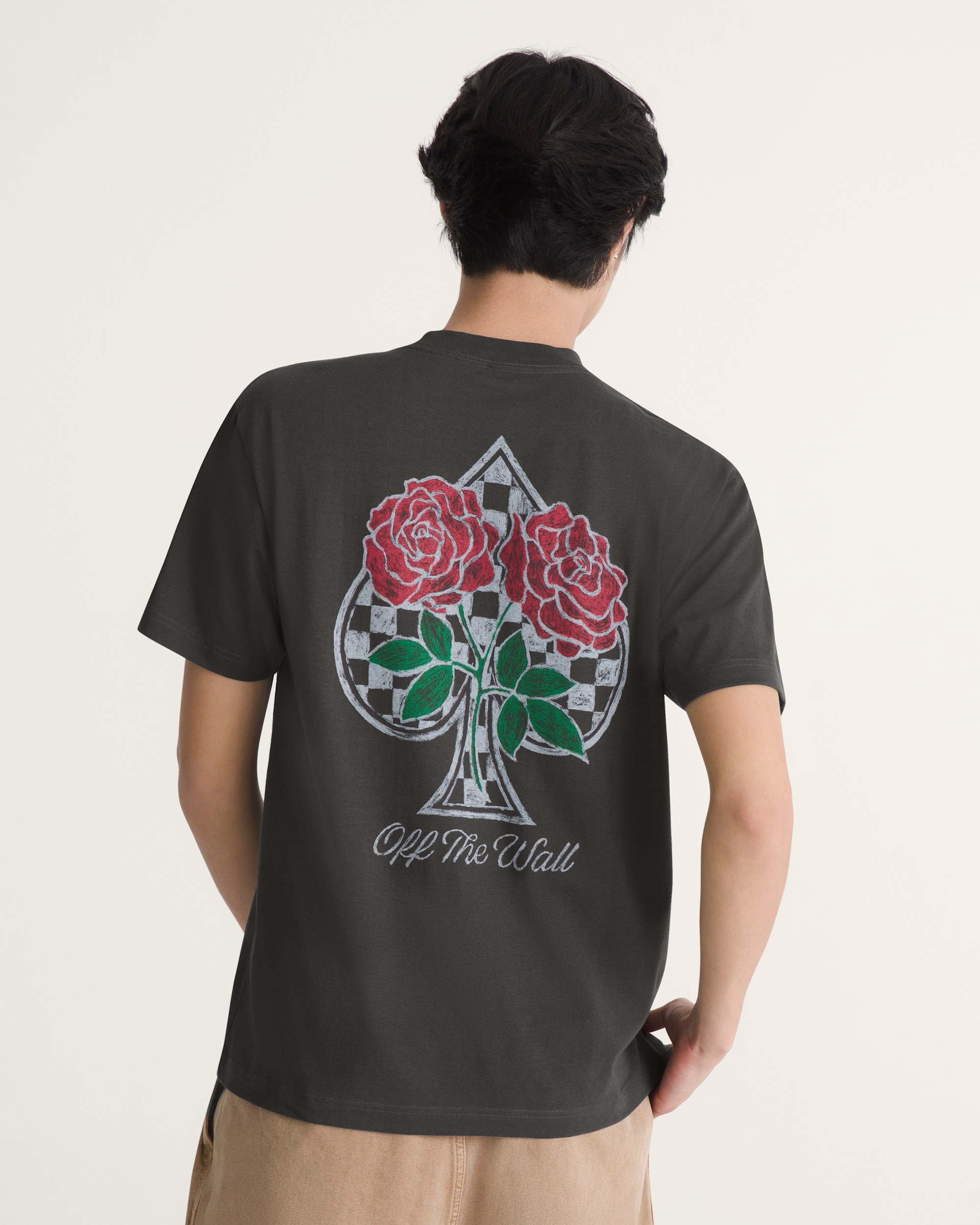 The Painted Rose TShirt VANS Faded Black ALT3