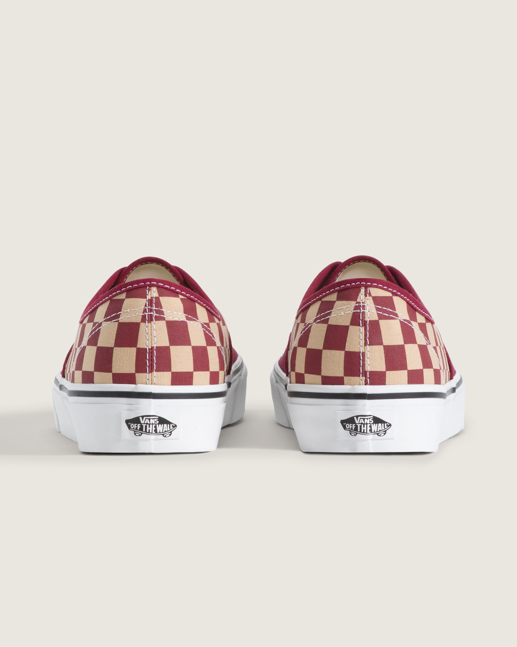 Authentic Shoe VANS Checkerboard Burgundy Purple  Gold ALT3