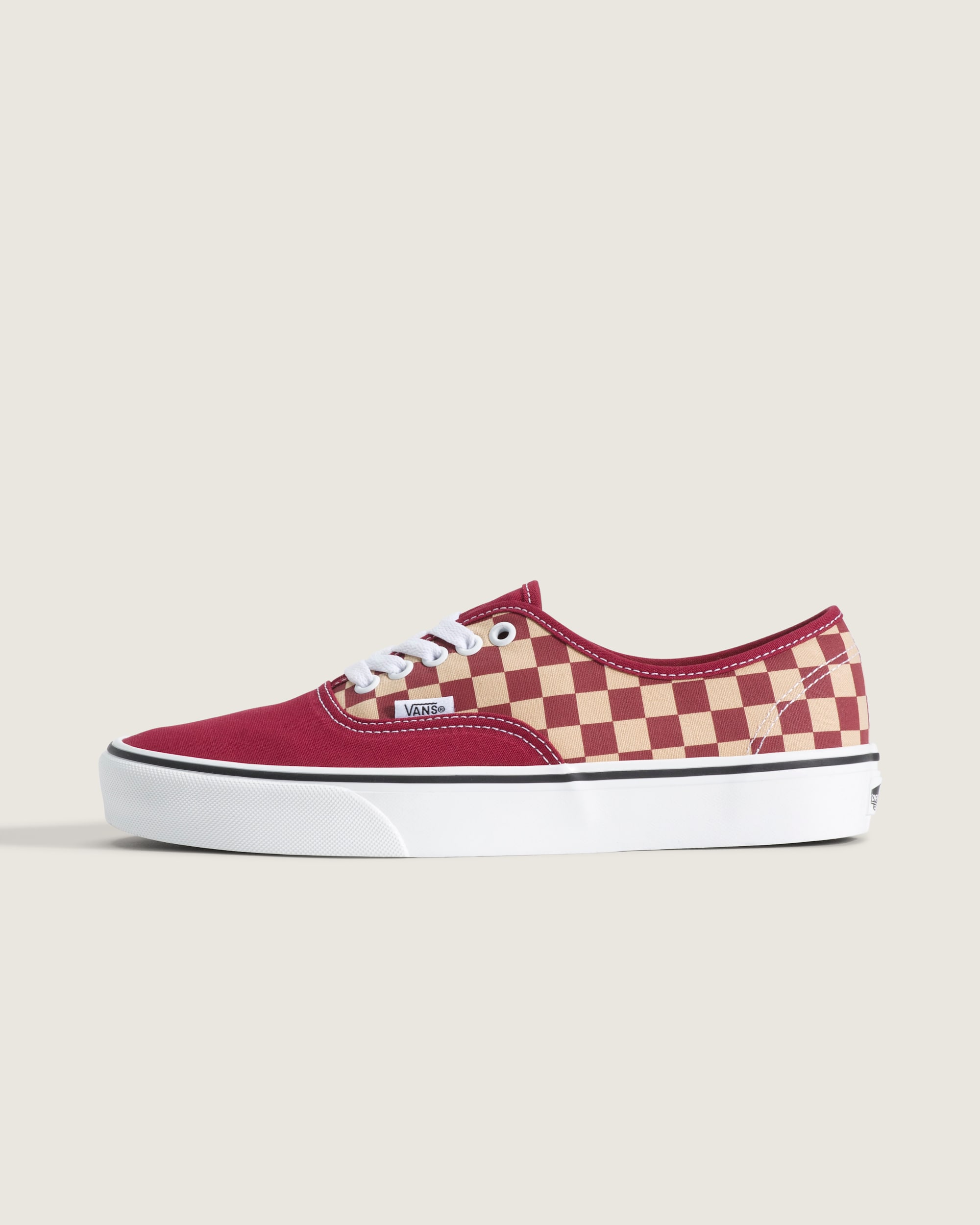 Authentic Shoe VANS Checkerboard Burgundy Purple  Gold HERO