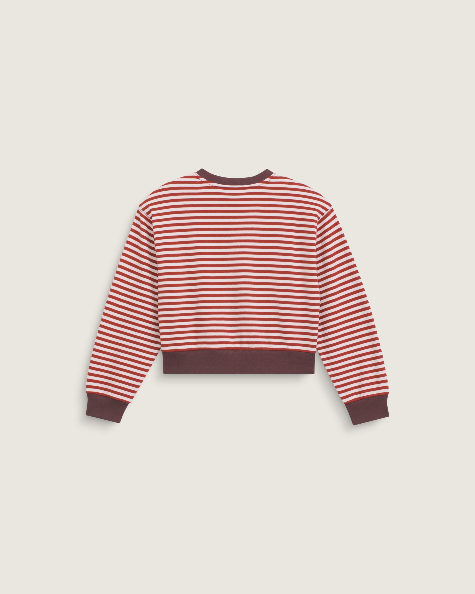 Kids Molley Long Sleeve Henley VANS Pale Petal Pink ALT1