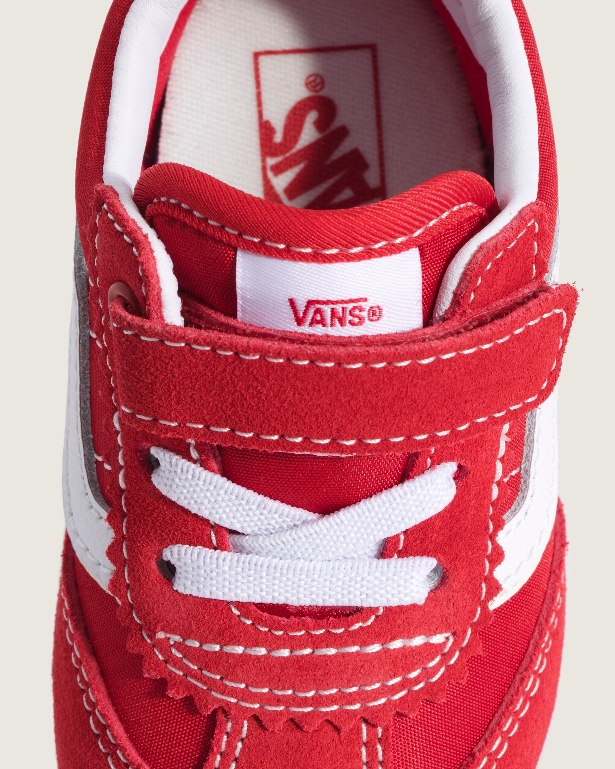 Toddler Super Lowpro V Shoe VANS Racing Red ALT4