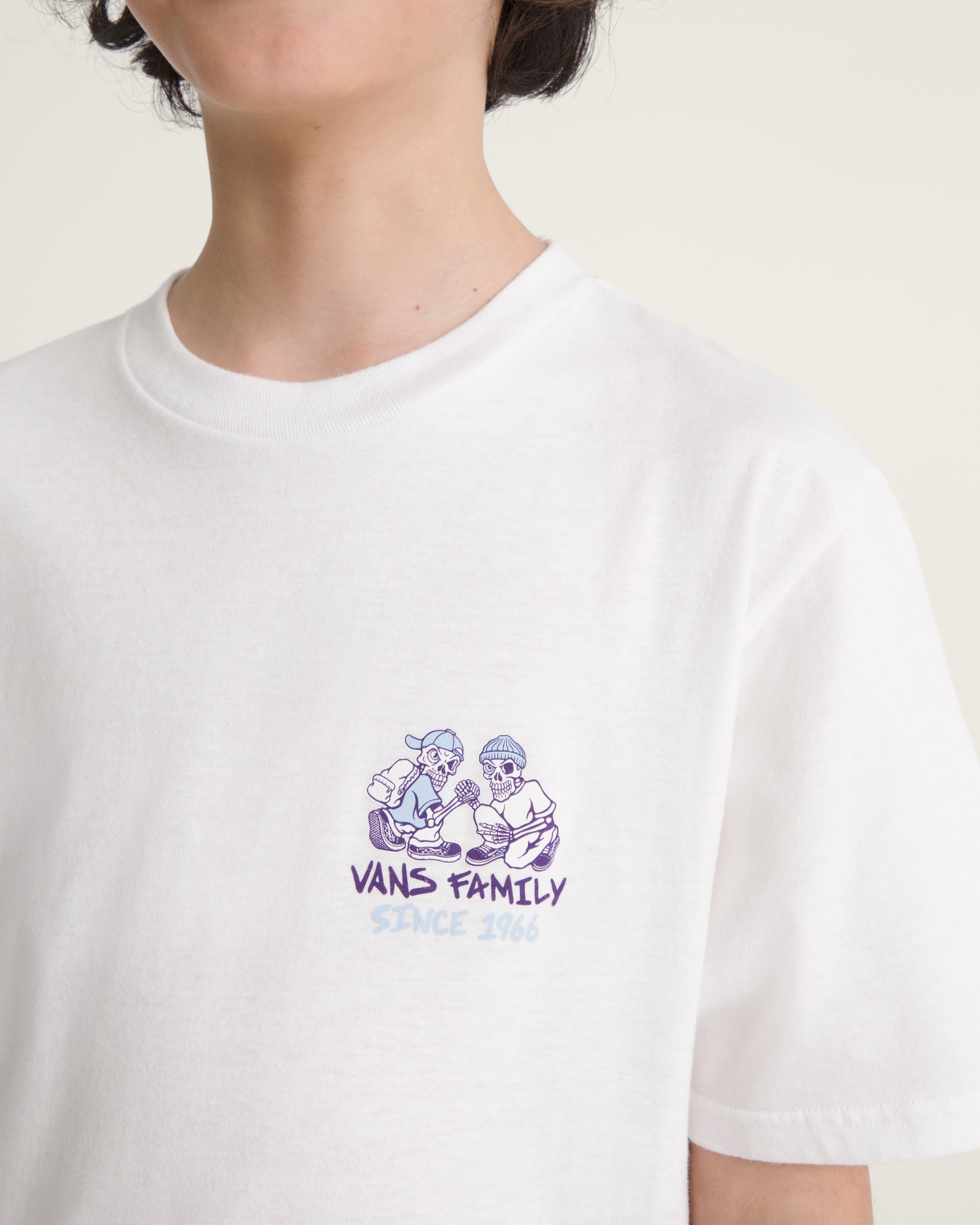 Kids Checker Bros TShirt VANS White ALT4
