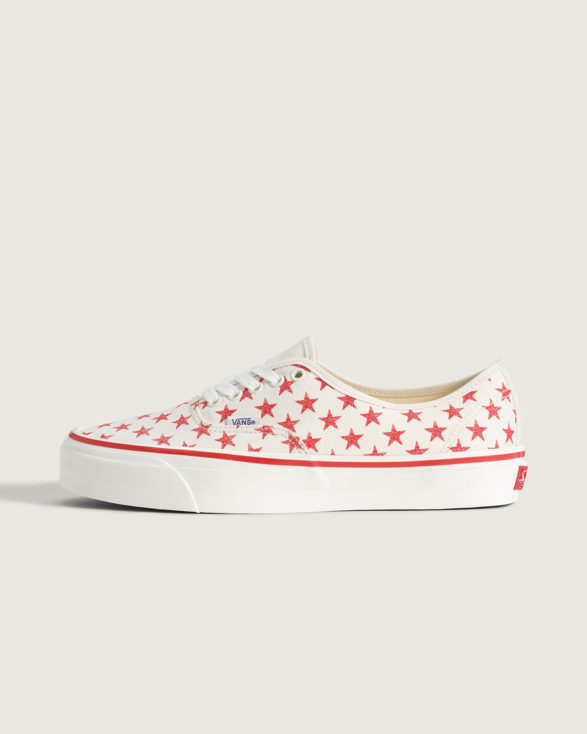 Premium Authentic Shoe VANS Racing Red  Marshmallow White HERO
