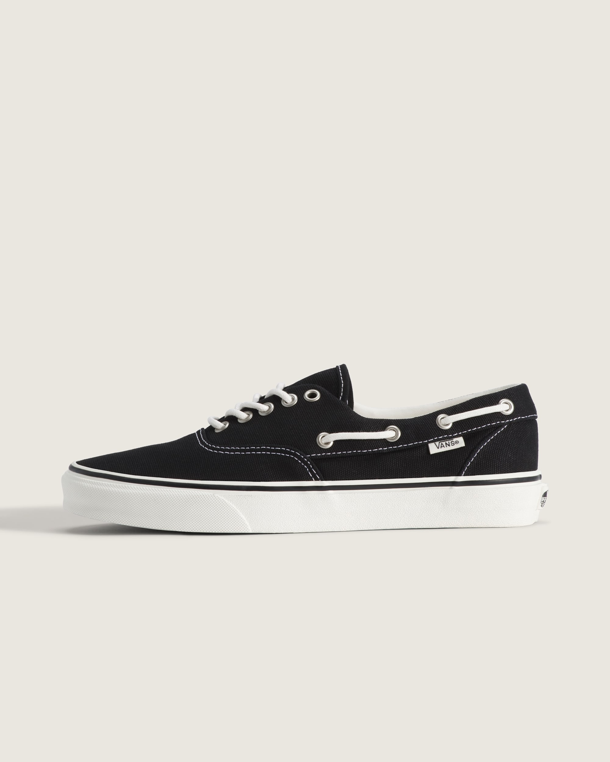 Authentic Boat Shoe VANS Heavyweight Canvas Black  Marshmallow HERO