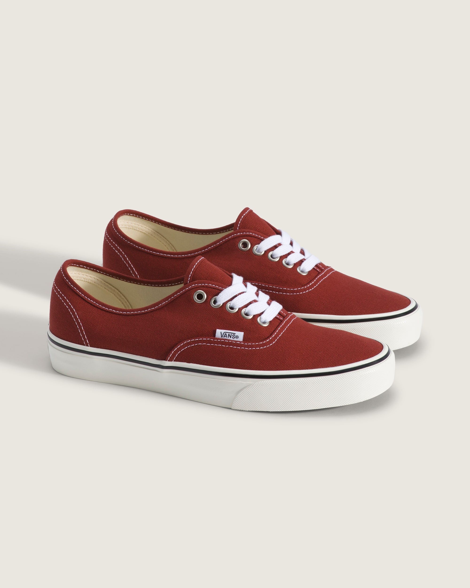 Authentic Shoe VANS Heavyweight Canvas Poppy Ember Red ALT1