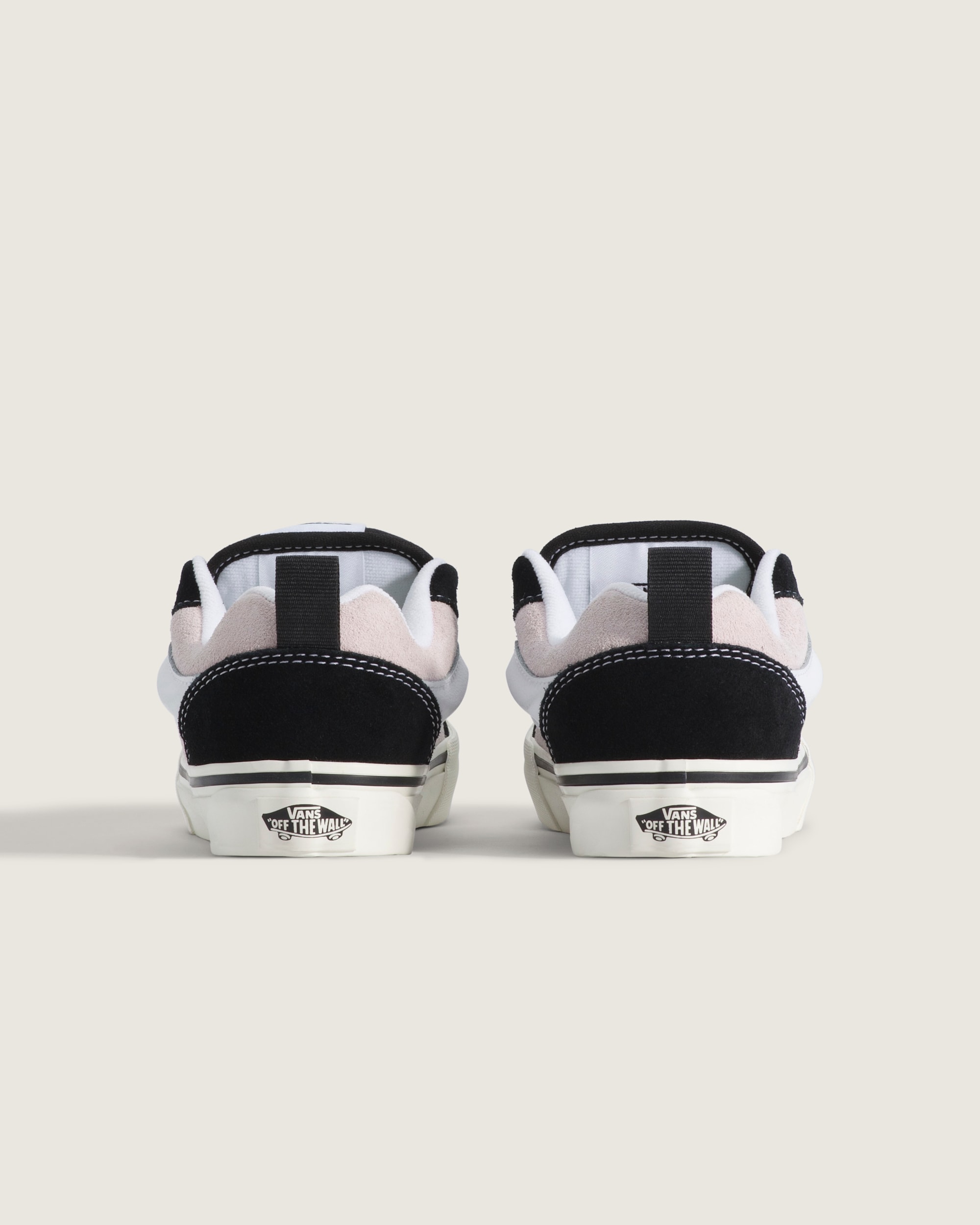 Little Kids Knu Skool Shoe VANS Black  Pale Petal Pink ALT3