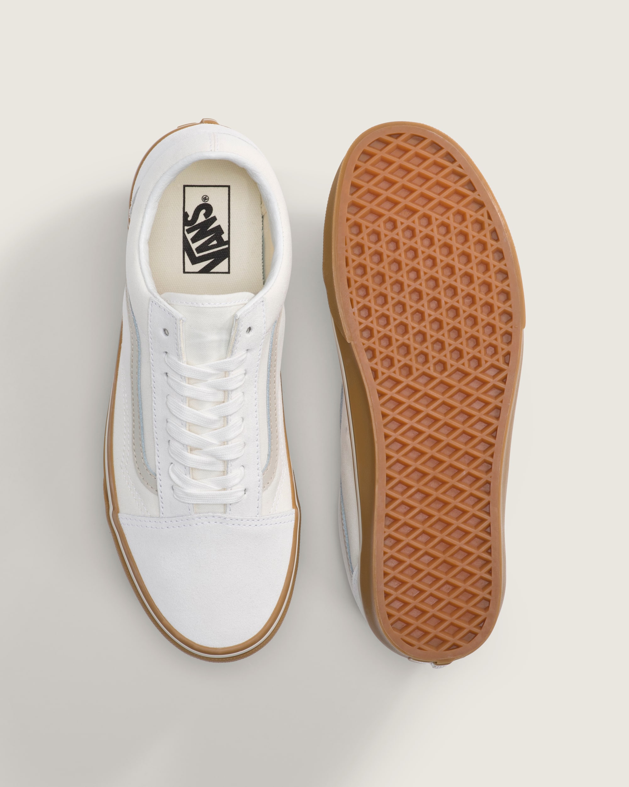 Old Skool Gum Shoe VANS White ALT2