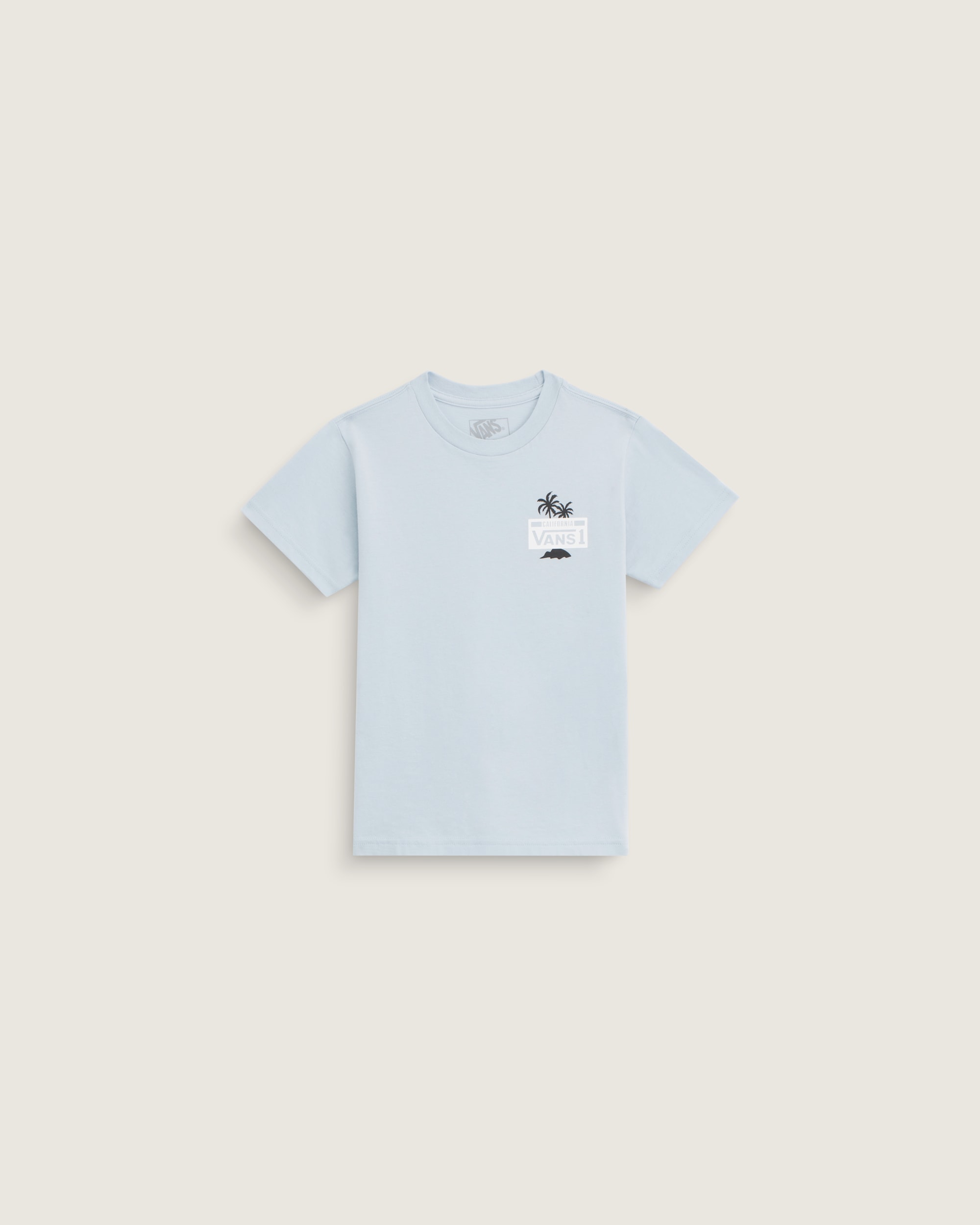 Little Kids Knu Palms TShirt VANS Soft Slate Blue ALT1