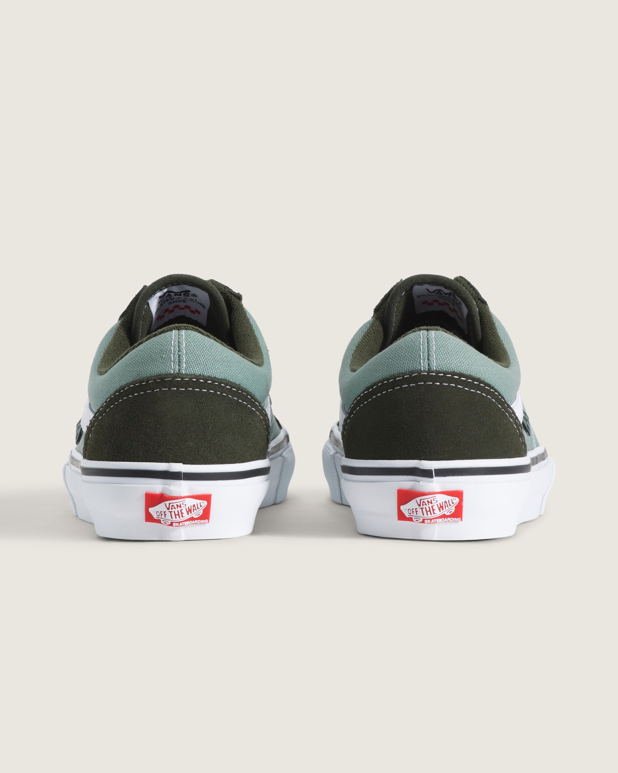 Skate Old Skool Shoe VANS Obsidian Fern Green ALT3