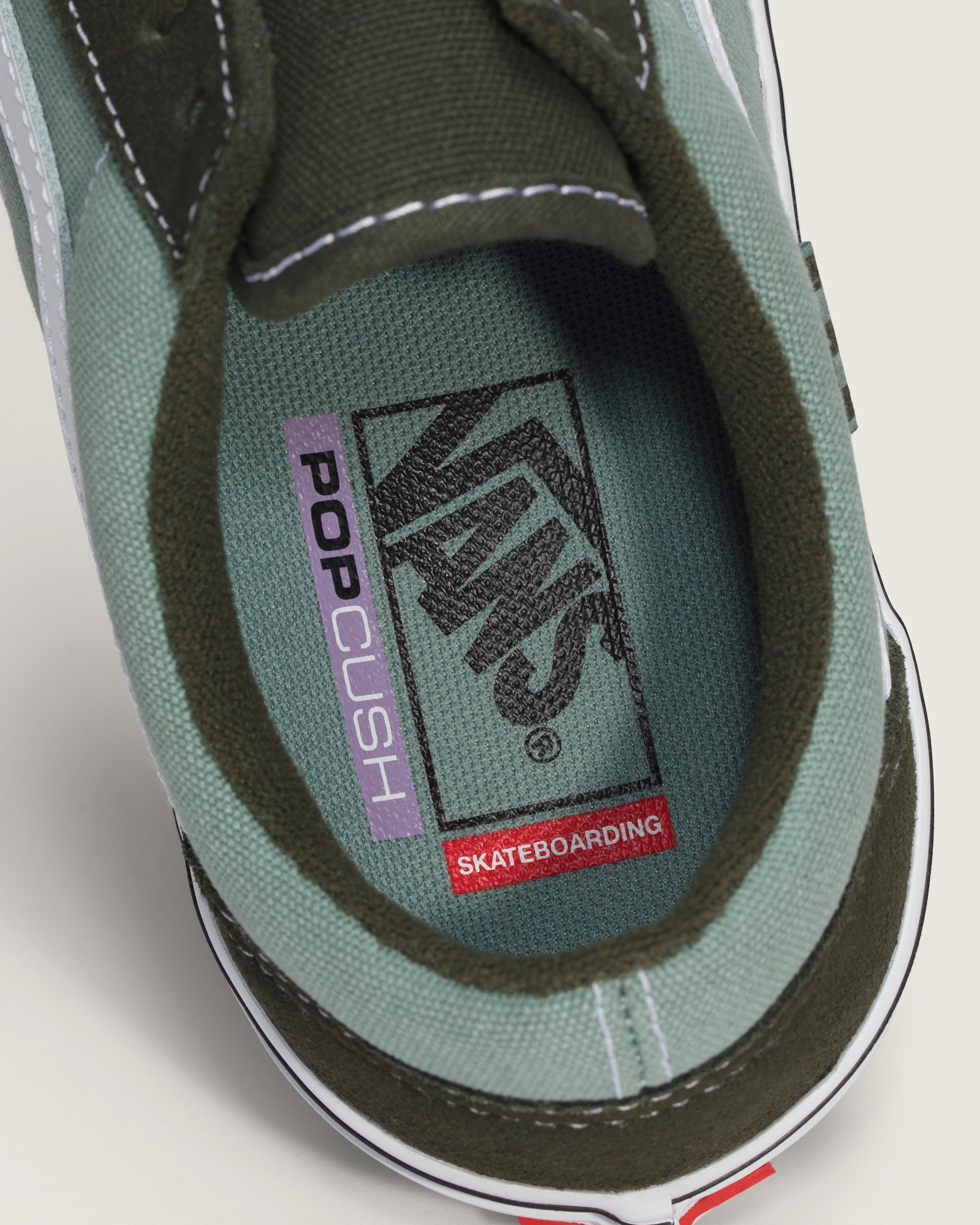 Skate Old Skool Shoe VANS Obsidian Fern Green ALT4