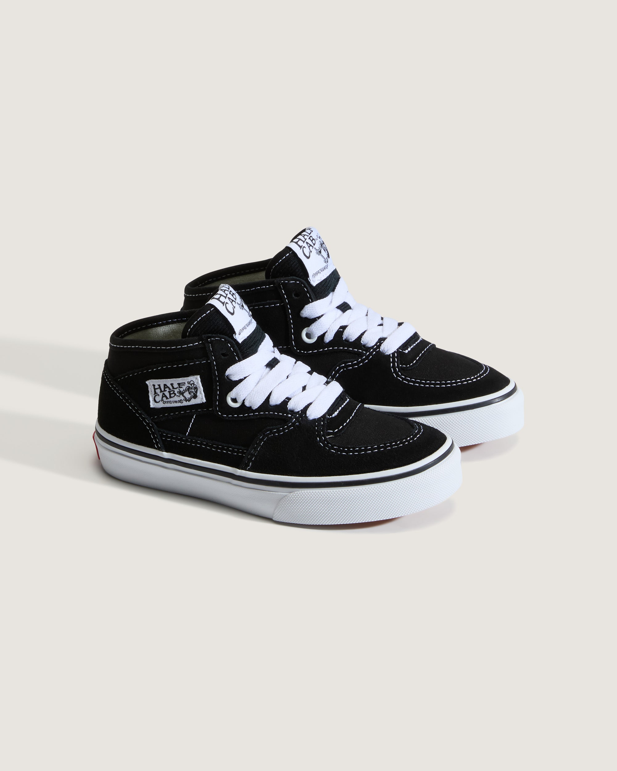 Little Kids Half Cab Decon Shoe VANS Black  True White ALT1