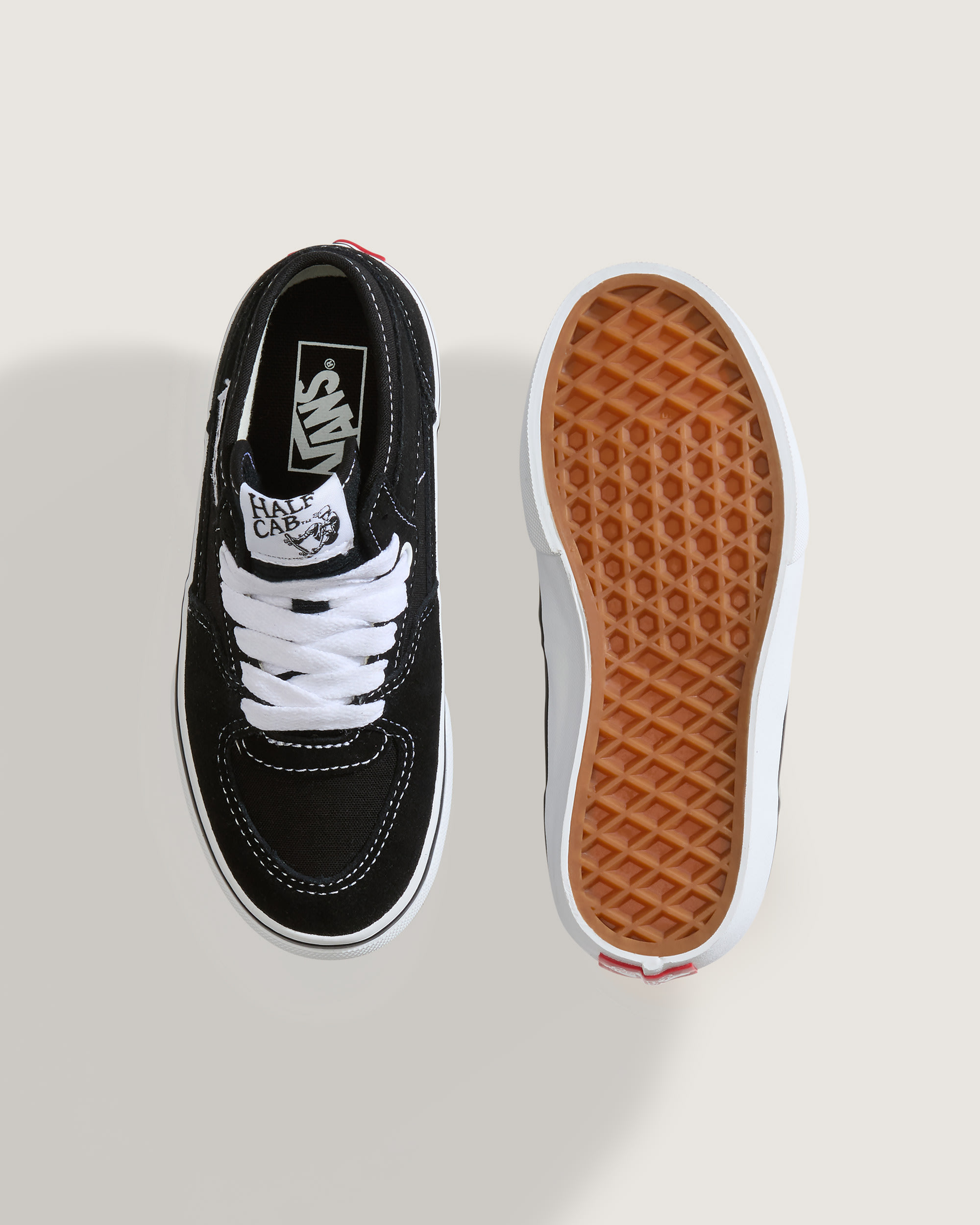 Little Kids Half Cab Decon Shoe VANS Black  True White ALT2