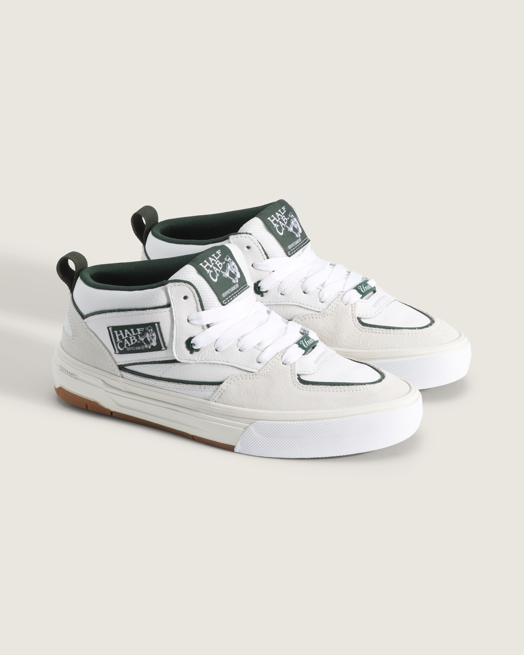 Skate Half Cab Wafflecup Shoe VANS Utility Block Blanc De Blanc ALT1